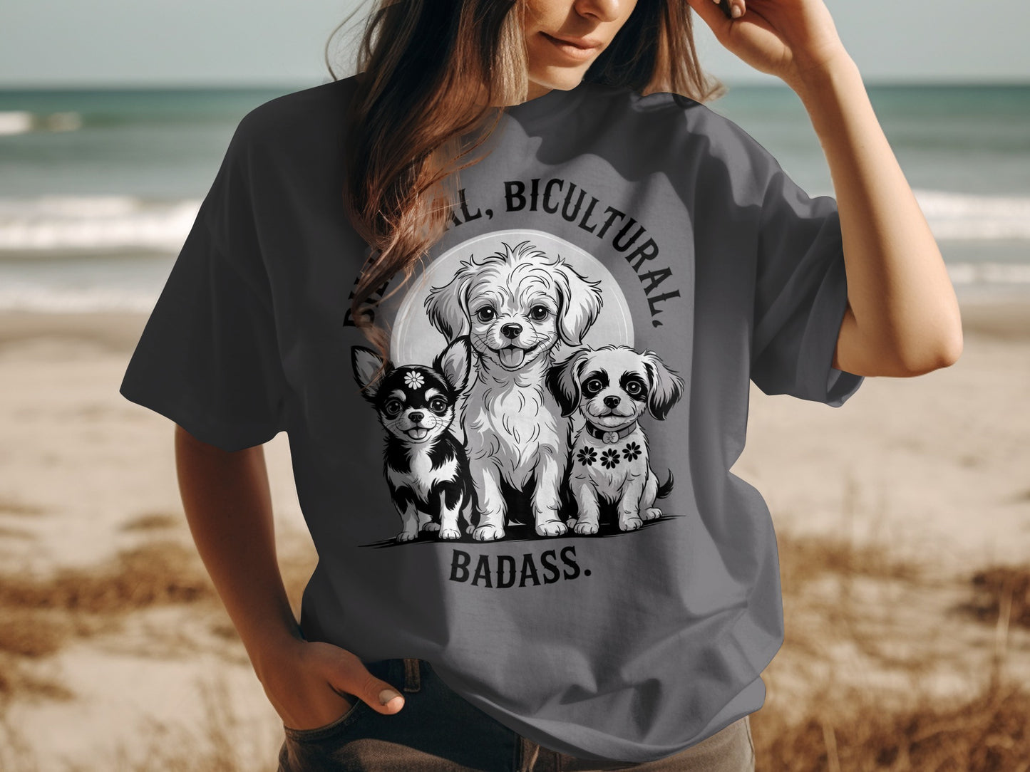 Fierce Bicultural Badass Dog Lover Shirt product