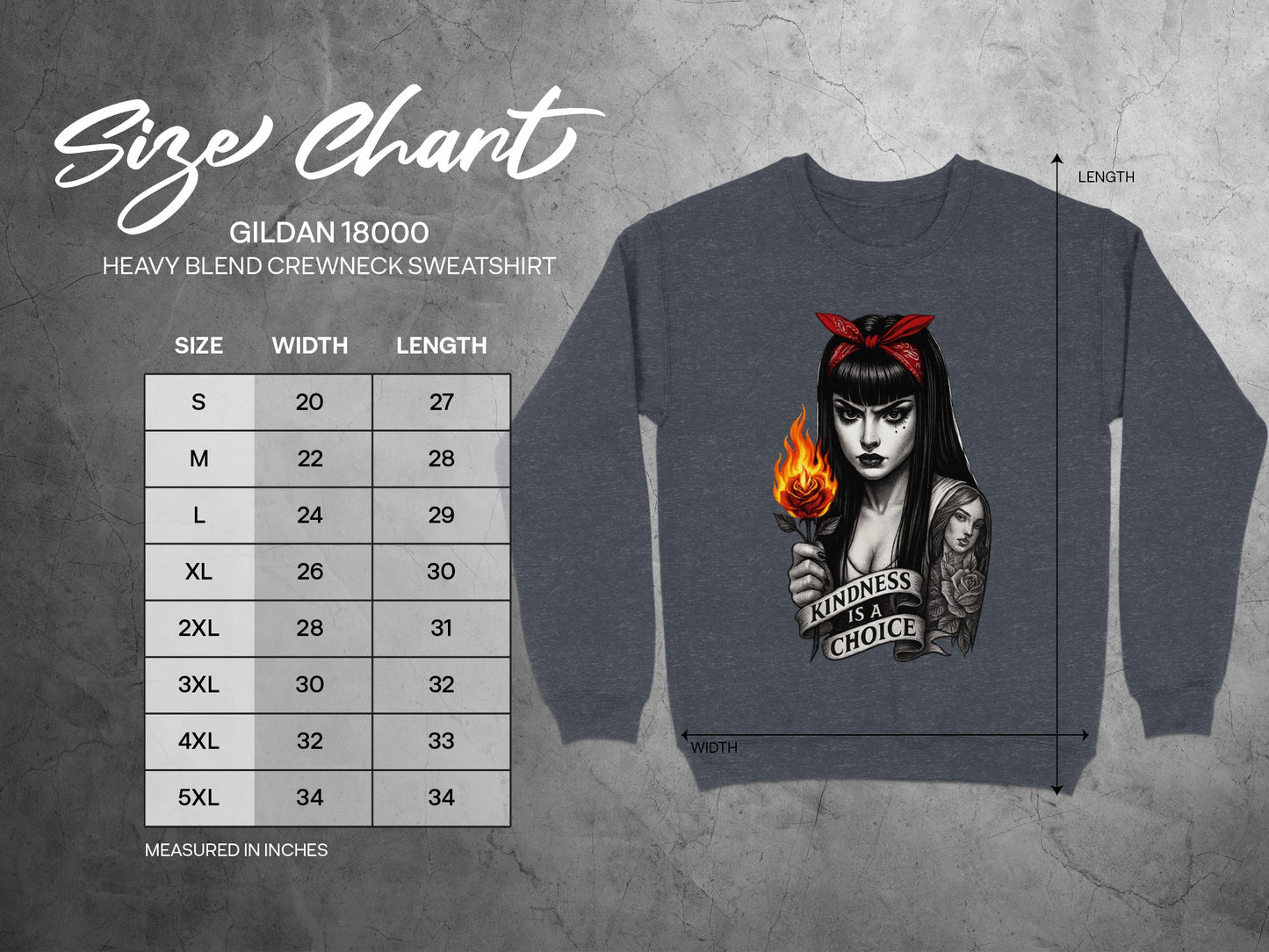 Kindness Is a Choice Graphic Crewneck Sweater product