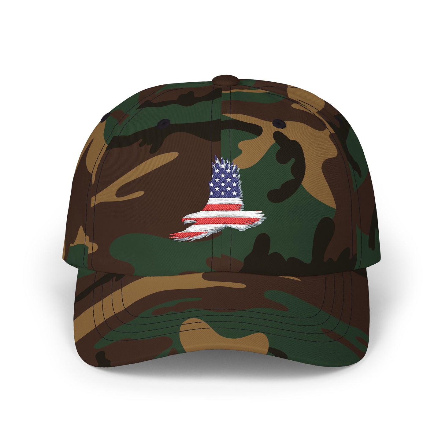 4th of July Classic Cap with American Flag Design, Patriotic Cap, Adjustable Hat, Gift for Dad, Summer Accessory, Independence Day