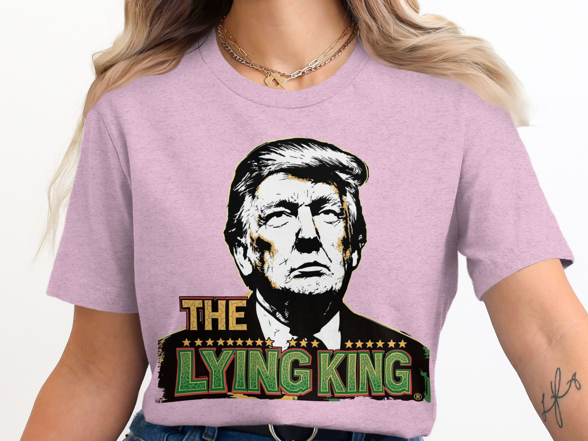 The Lying King Parody Graphic Tee Shirt Product