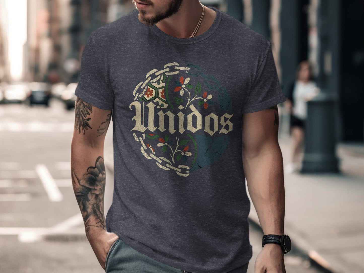 Unidos Graphic Design Casual Men's T-Shirt product
