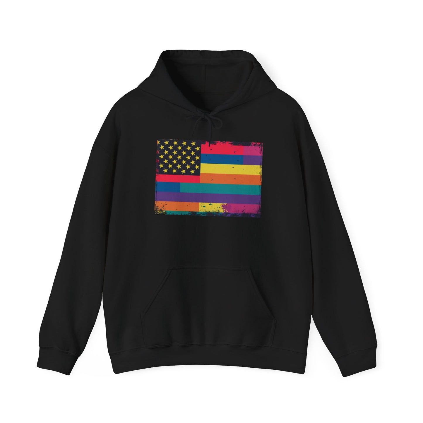 pride hoodie Pride & Patriotism Hoodie | Unisex Heavy Blend™ Sweatshirt