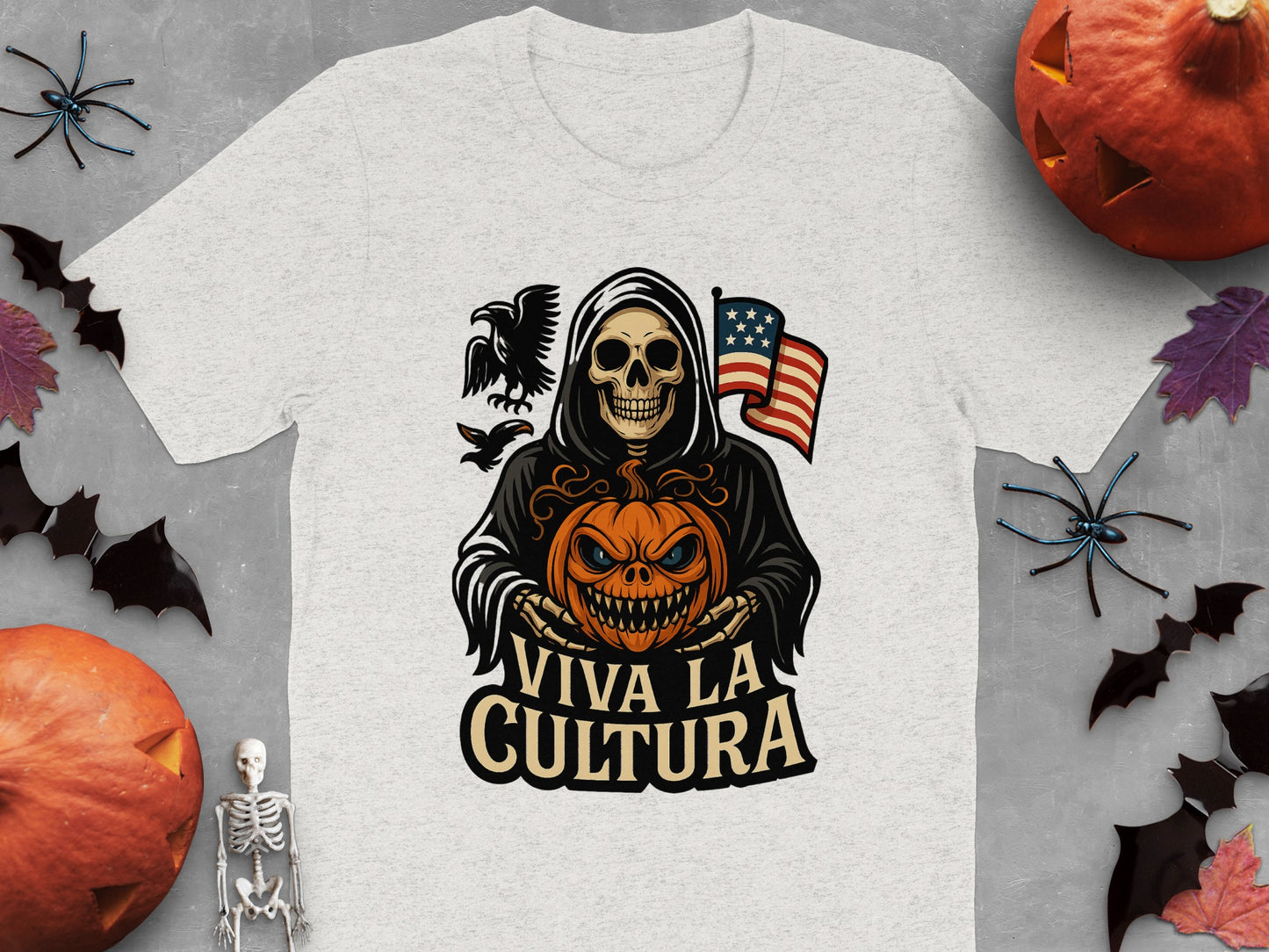 Viva La Cultura Halloween Skeleton T-shirt product