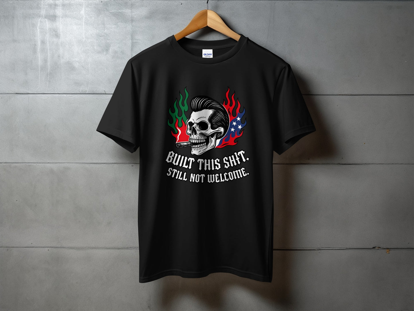 Built This Shit Still Not Welcome Skull T-shirt product