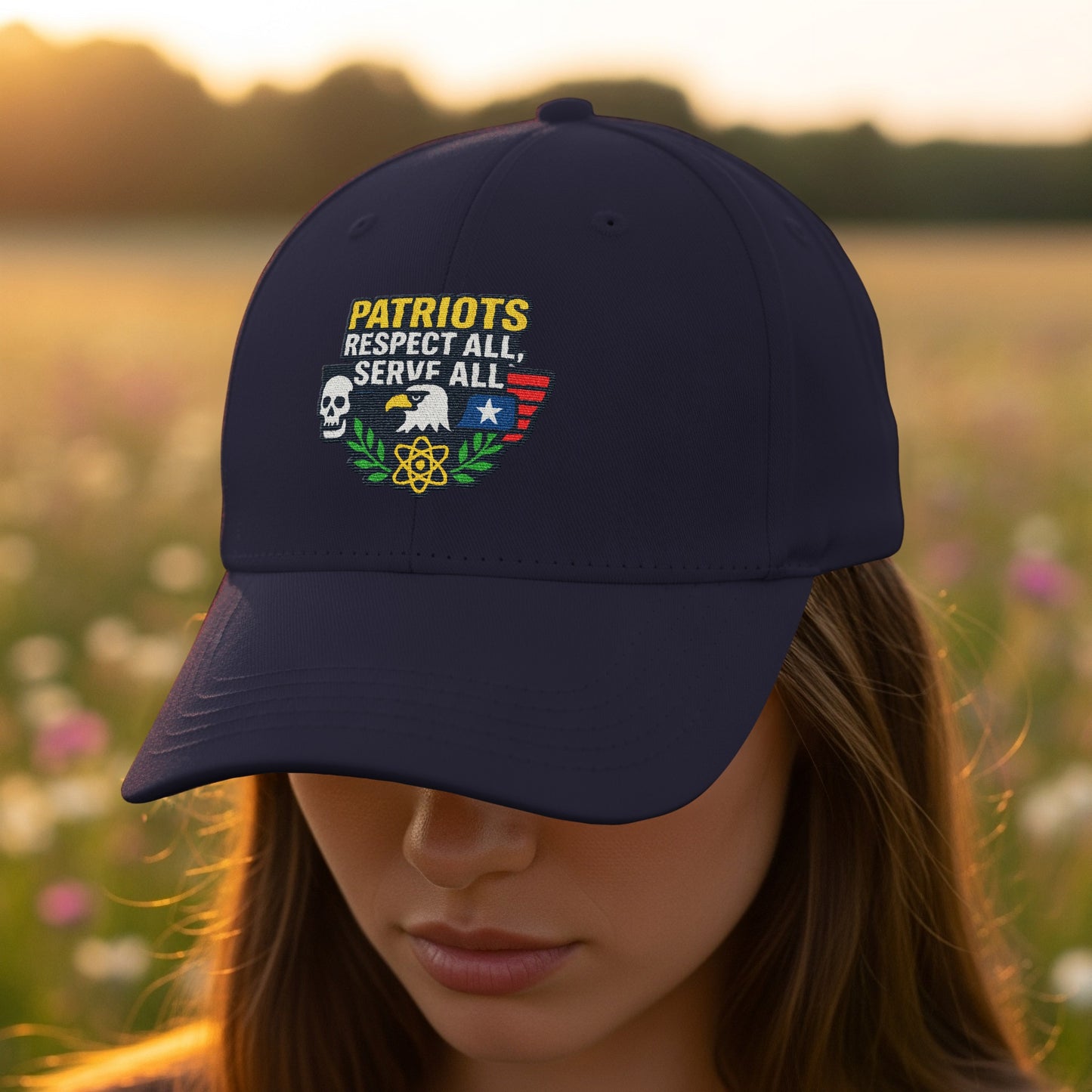 Patriots Respect All Serve All Embroidered Hat product type