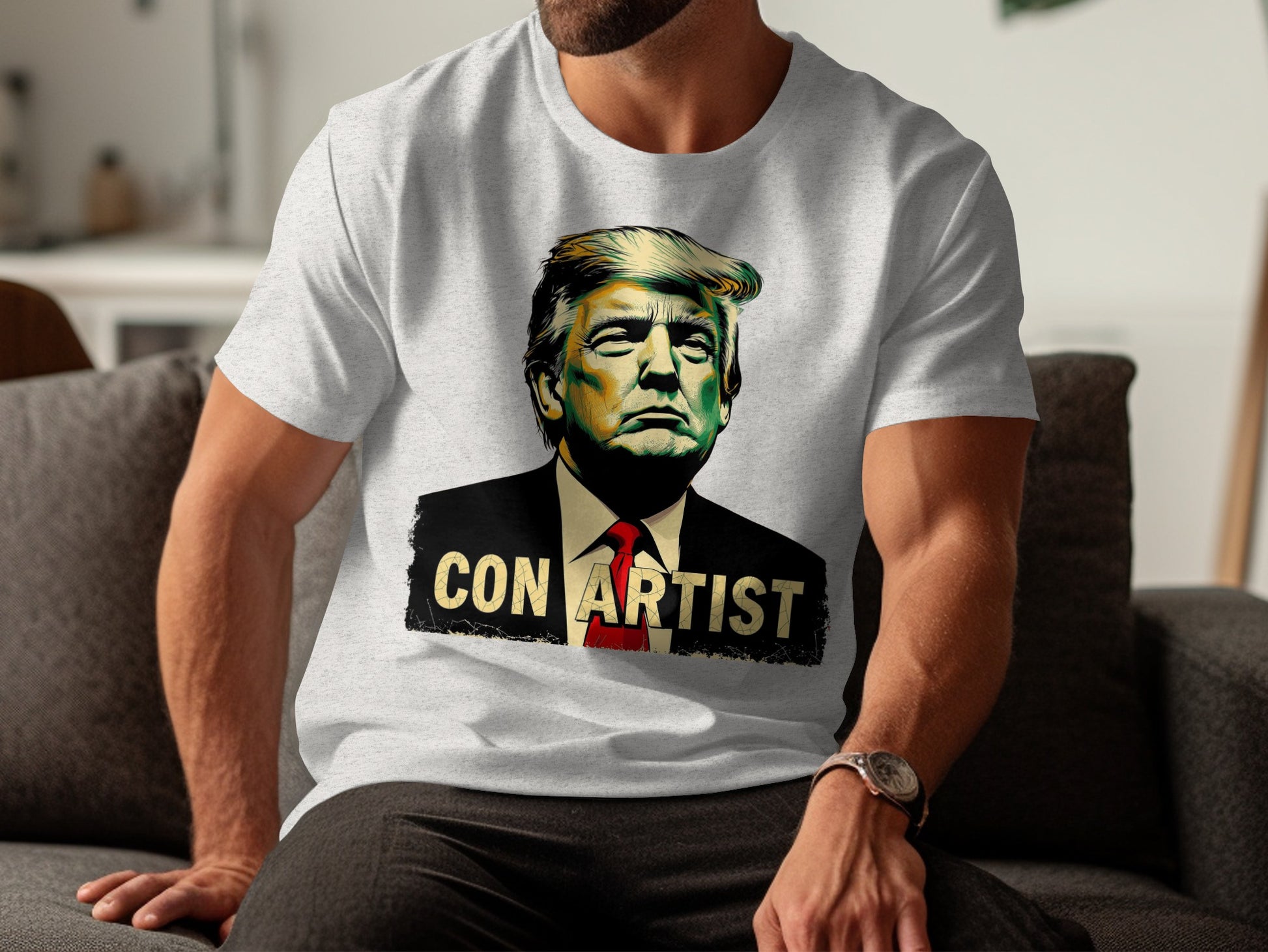Con Artist Donald Trump Graphic Tee product type