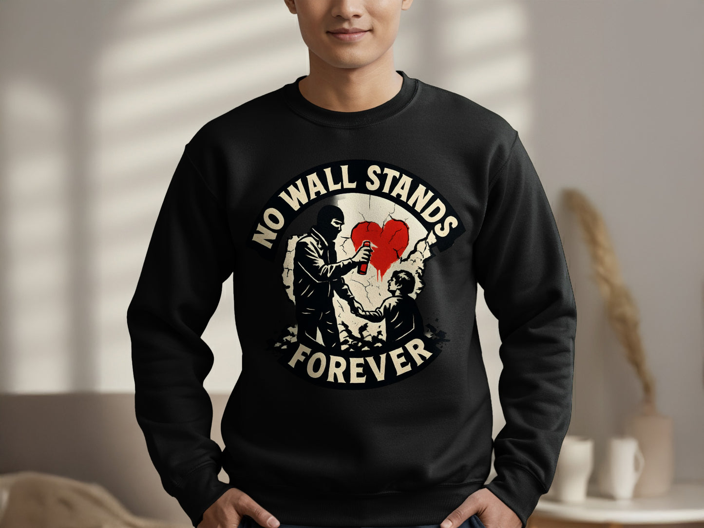 No Wall Stands Forever Graphic Sweater product type