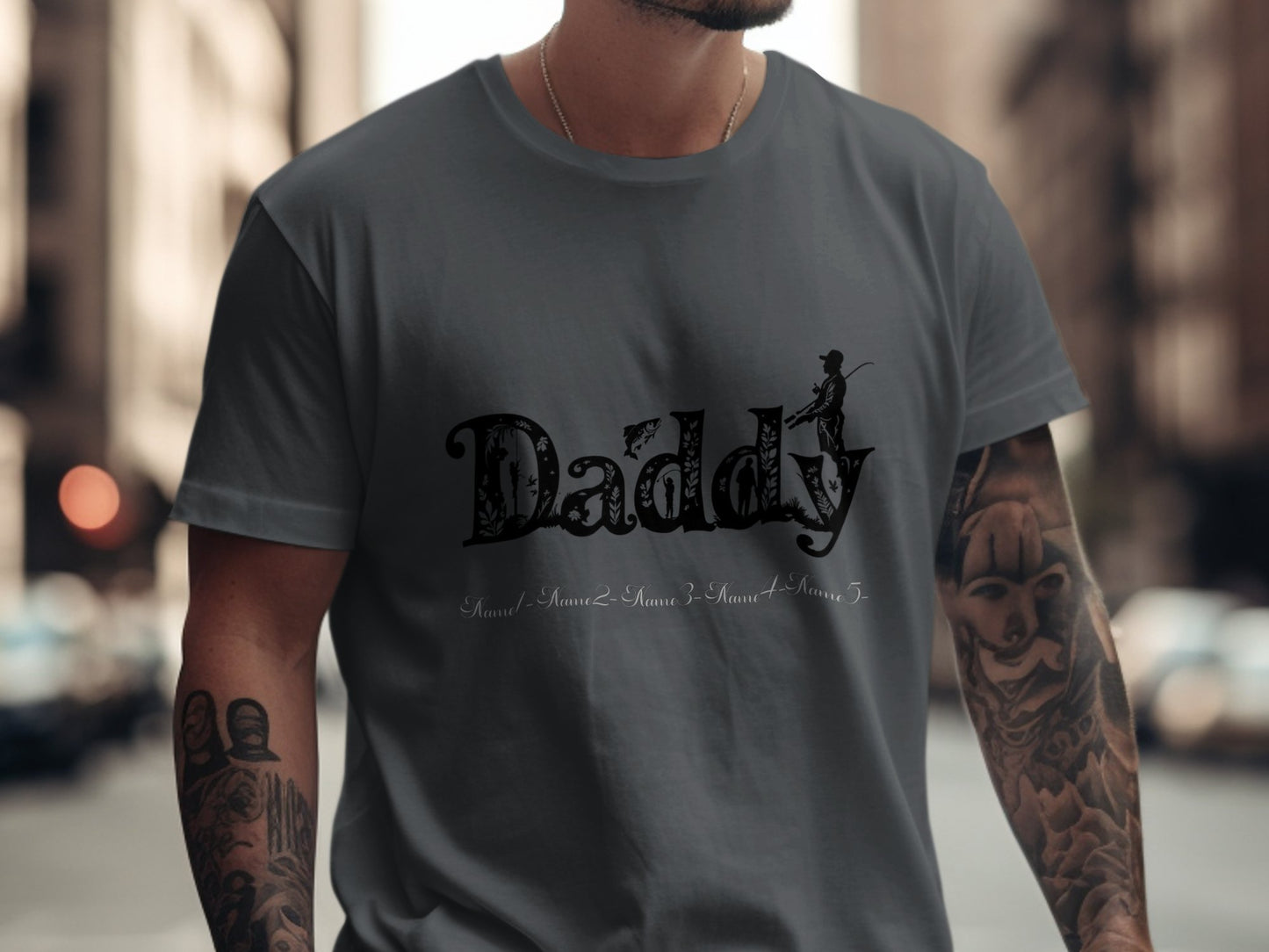 Daddy Themed Graphic Print Casual Men's T-Shirt product type