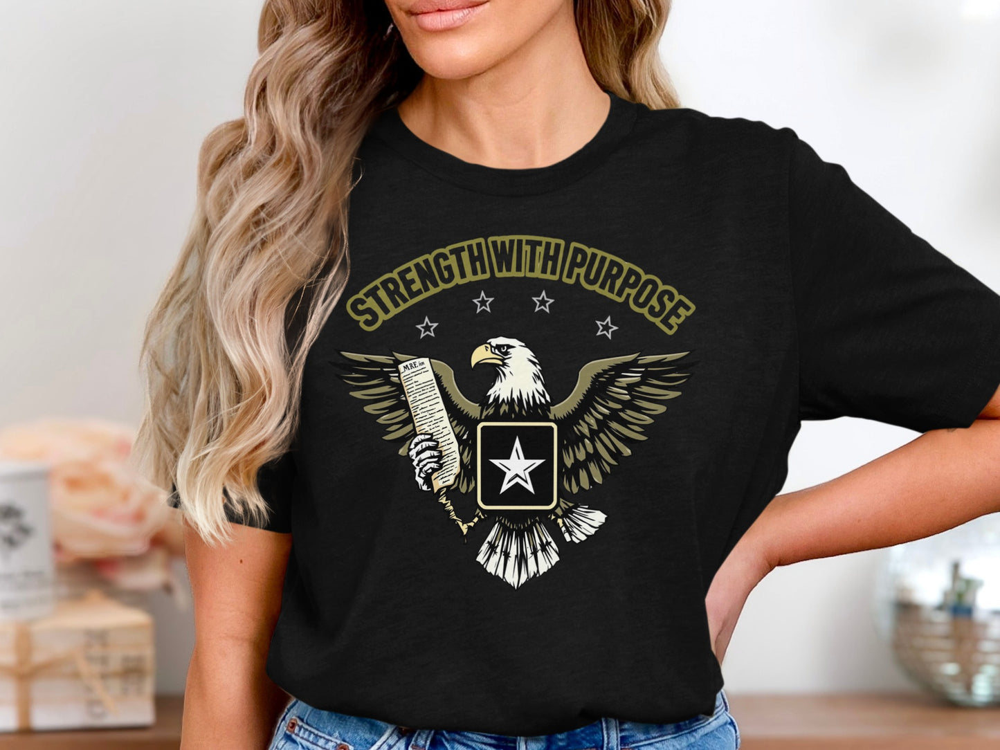 Strength With Purpose Eagle Graphic Shirt