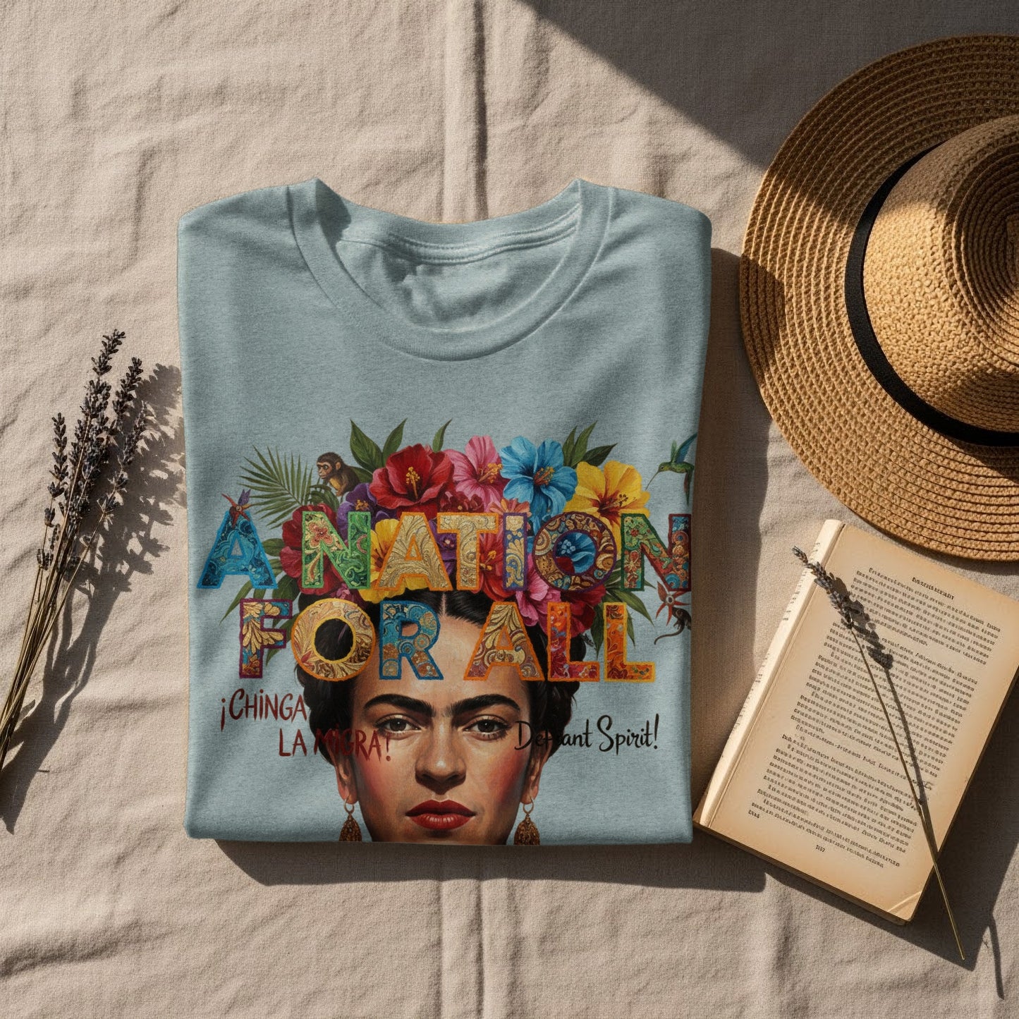 A Nation For All Vibrant Print Shirt Product