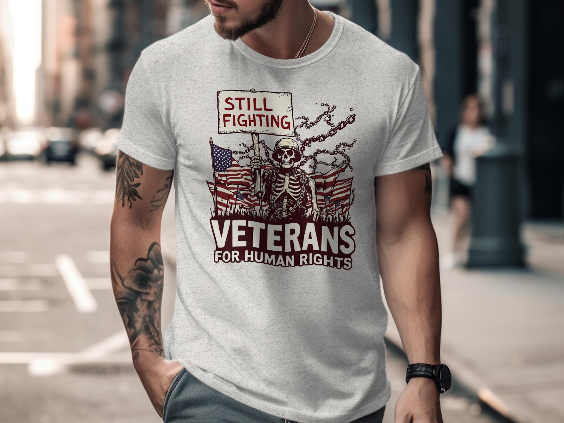 Still Fighting Veterans for Human Rights T-shirt