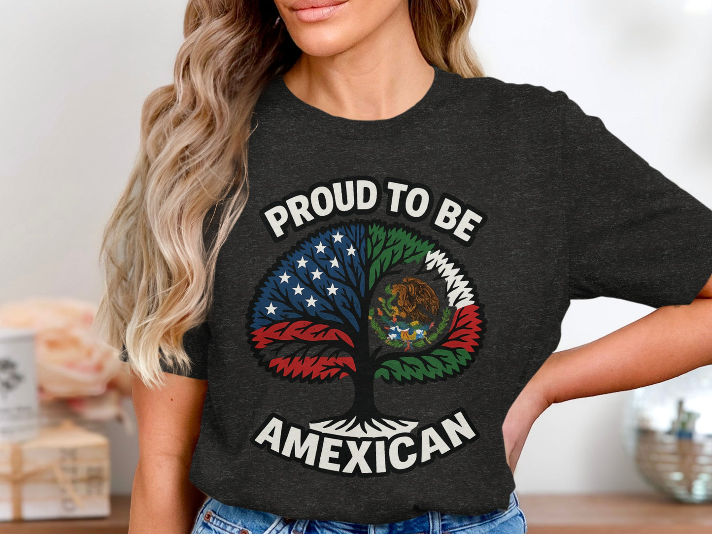 Proud To Be Amexican Graphic Tee Shirt product
