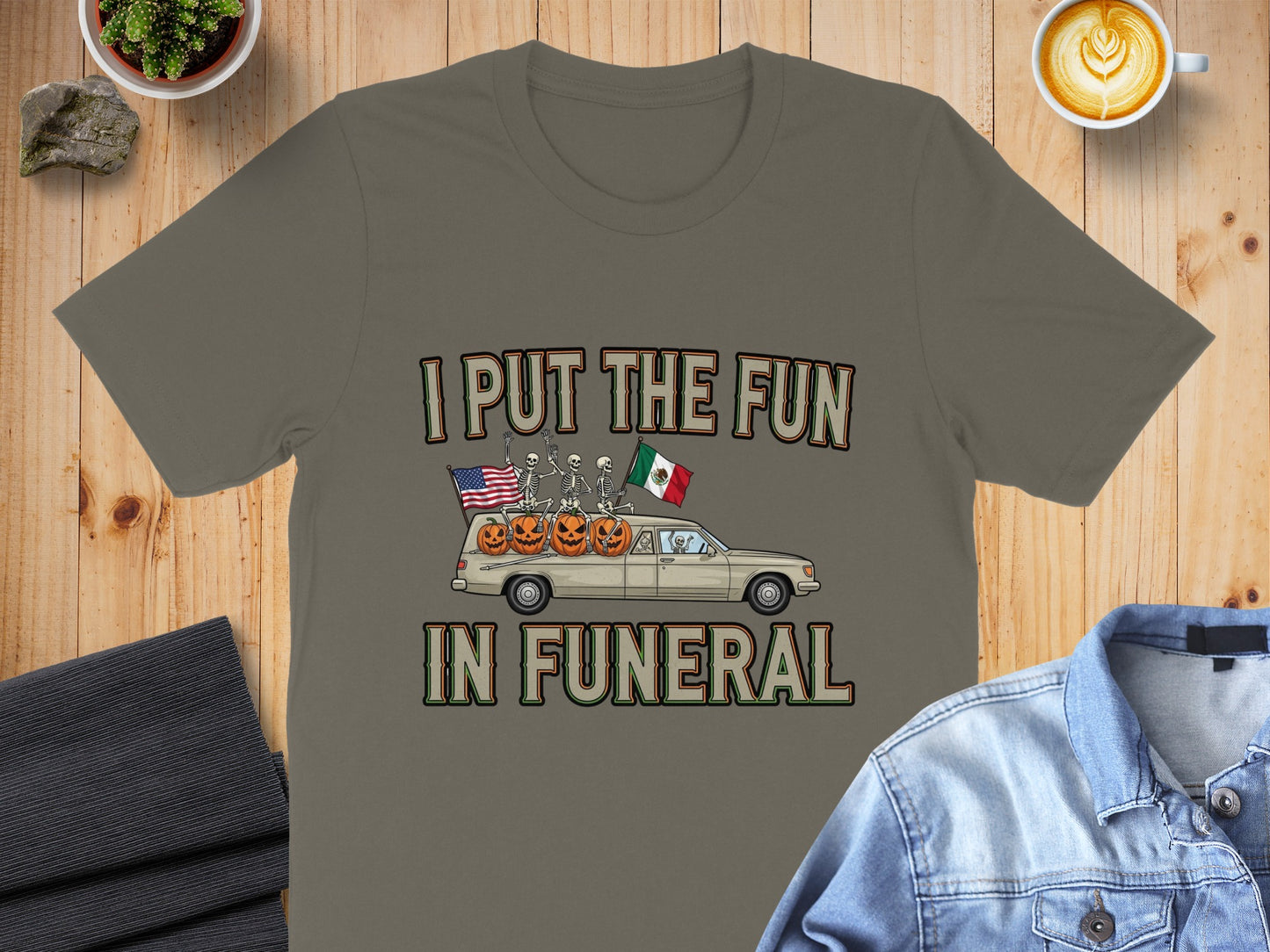 I Put The Fun In Funeral Graphic T-shirt product