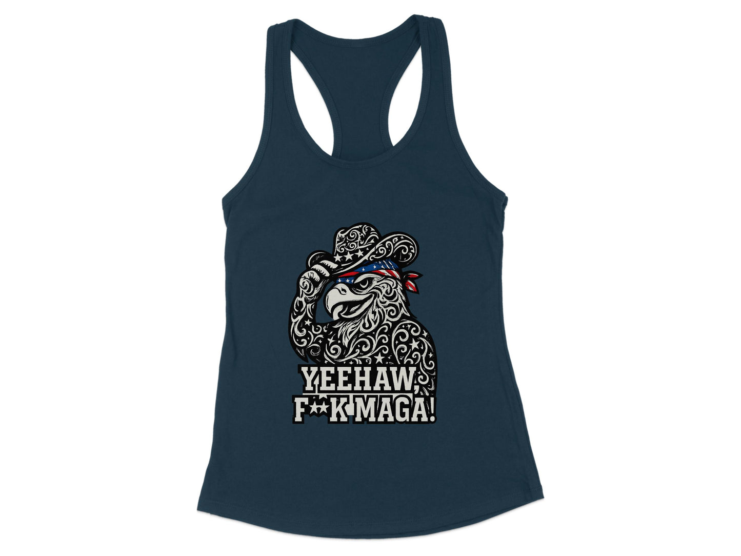 Yeehaw F**k Maga Patriotic Statement Tank Top product