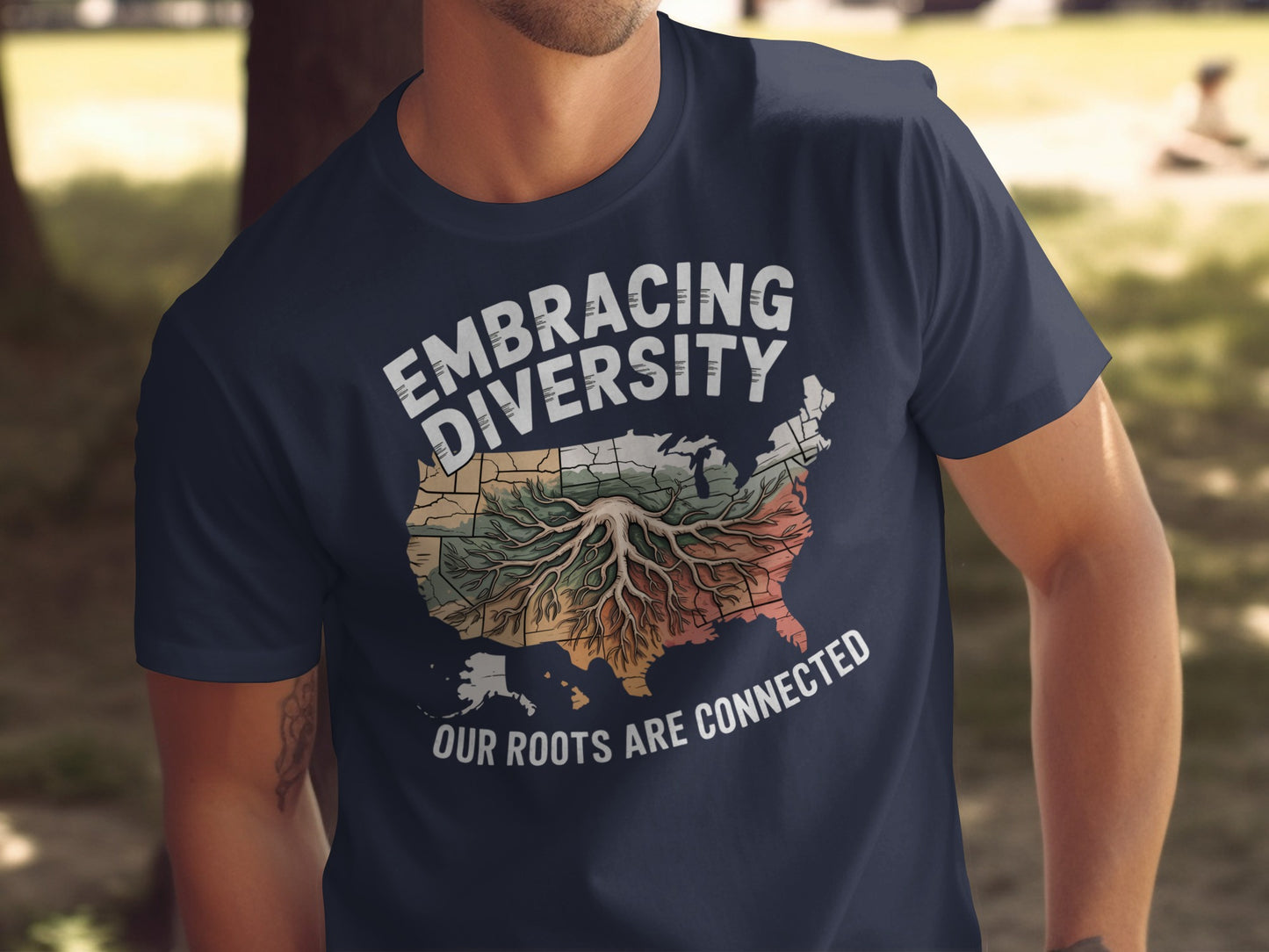 Embracing Diversity Our Roots Are Connected product type