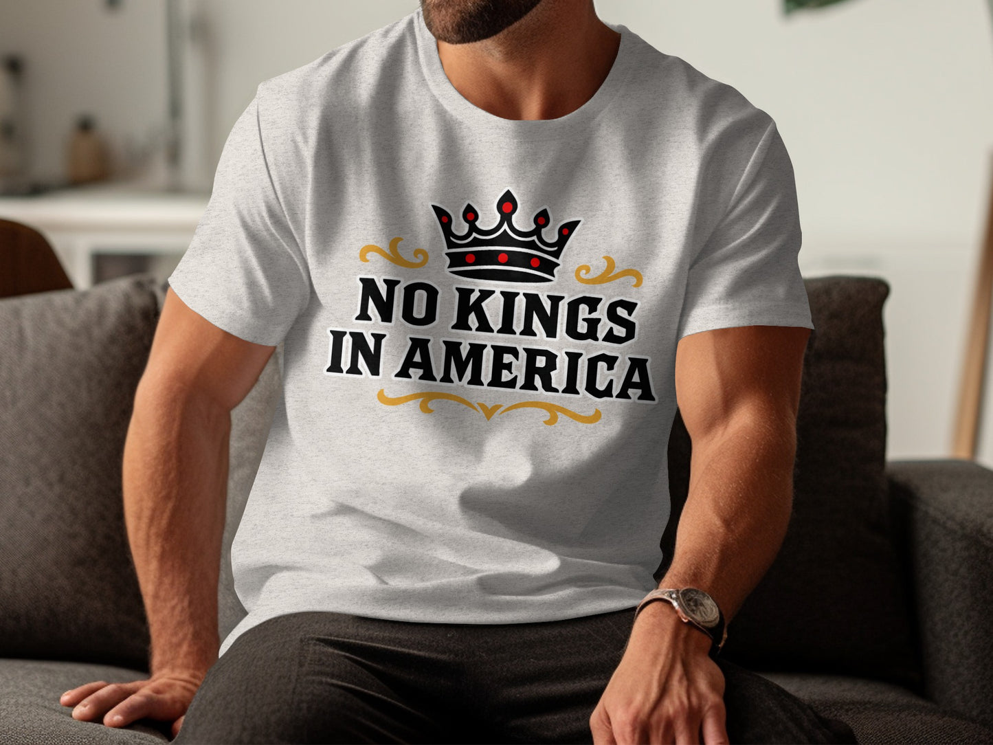 No Kings in America Graphic Tee Solid Color product