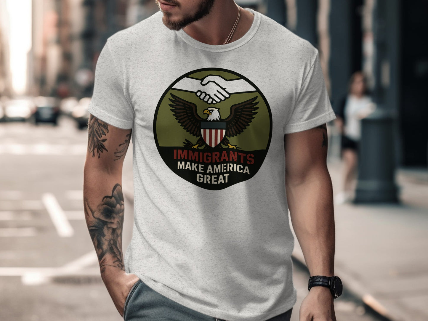 Immigrants Make America Great Graphic Tee product