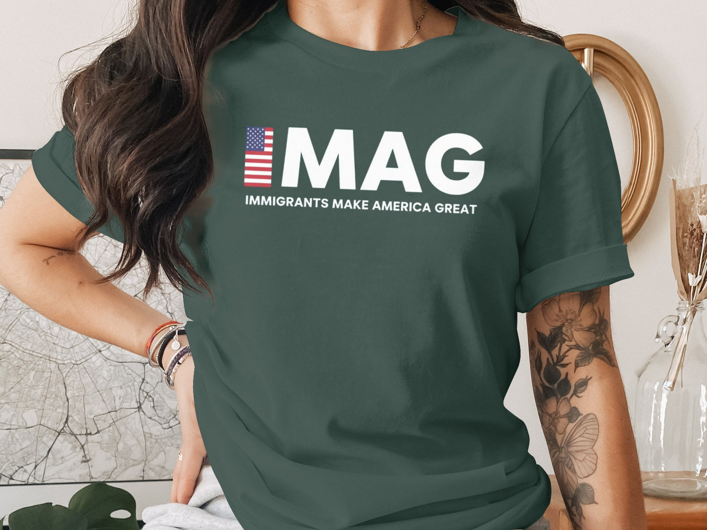 Immigrants Make America Great Graphic T-Shirt product