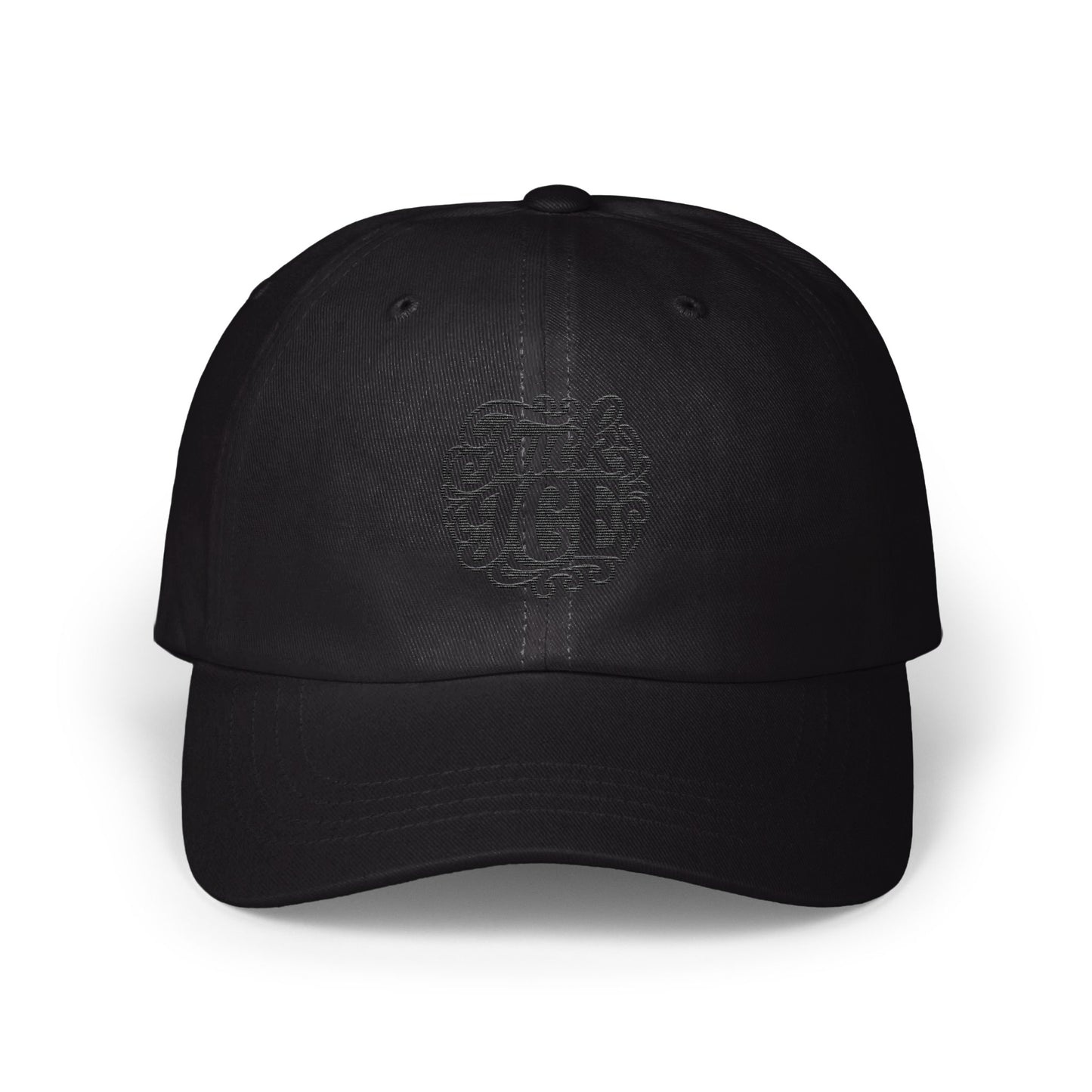 Black Baseball Cap with Embroidered Logo product type