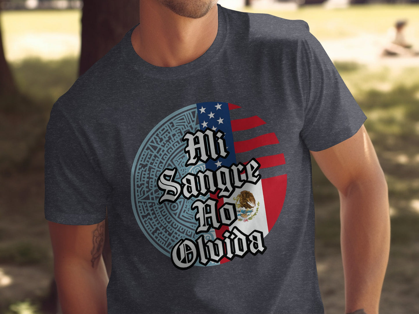Mi Sangre Po Olvida Patriotic Graphic T-shirt product