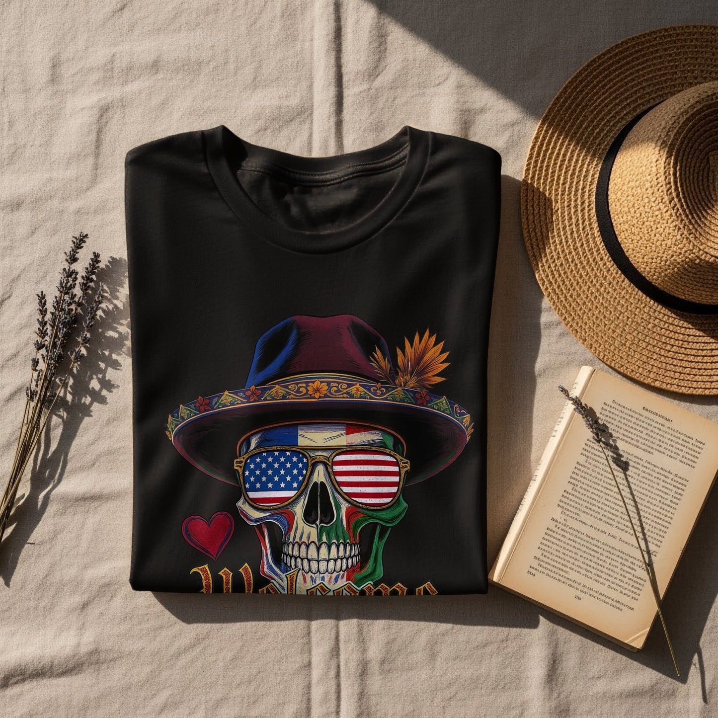Stylish Skull Graphic Tee with Unique Design product type
