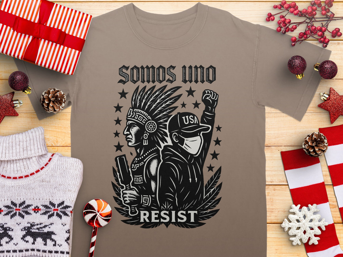 Somos Uno Resist Graphic T-Shirt Unique Design