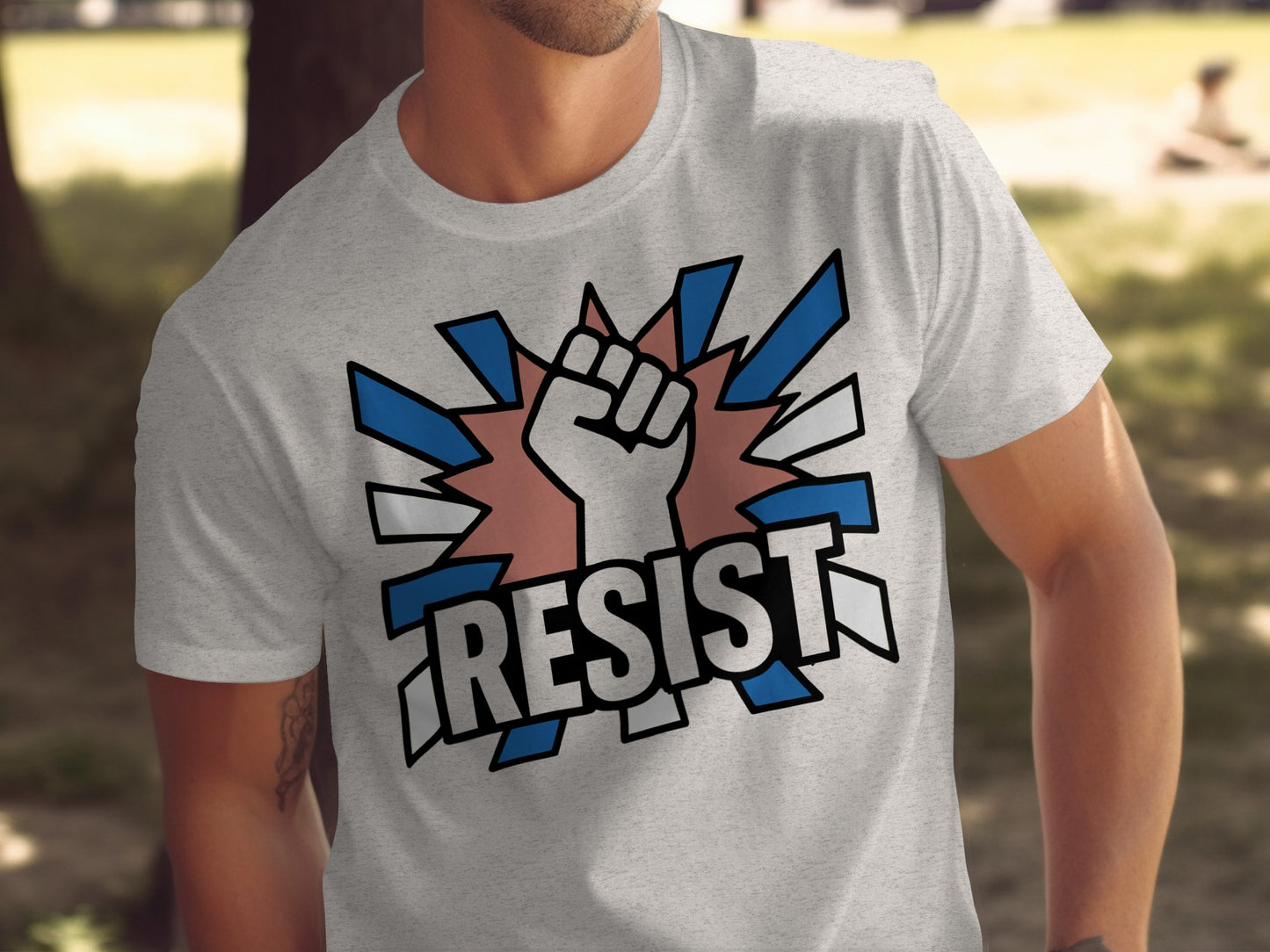 RESIST Graphic Tee Shirt Empowering Statement product