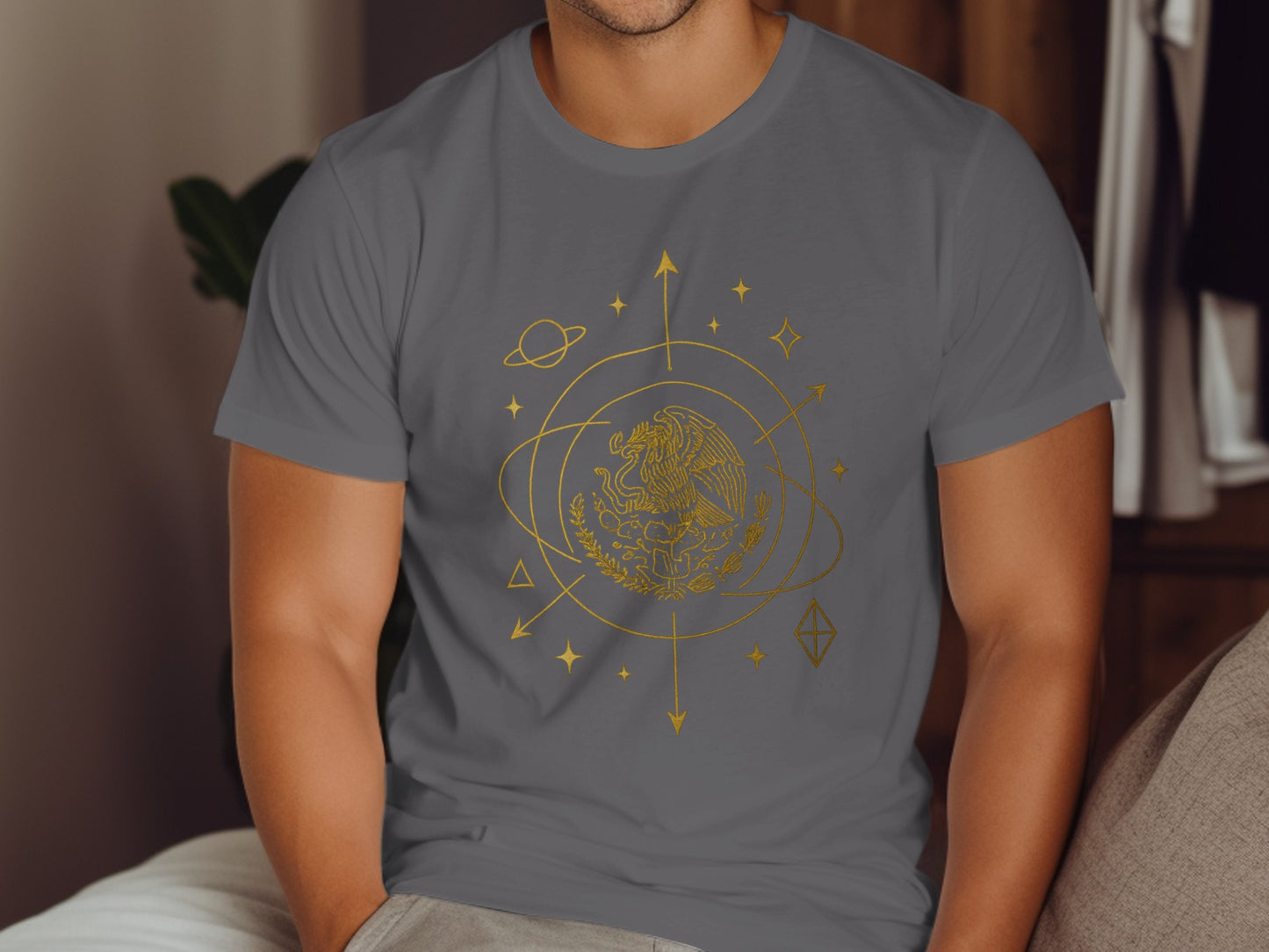 Cosmic Design Eagle Graphic Unisex T-Shirt product type