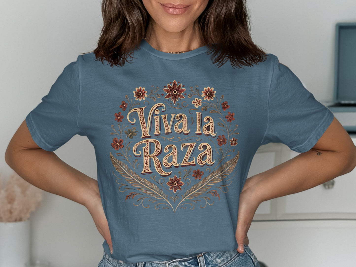 Viva La Raza Graphic T-Shirt Trendy Unique product type