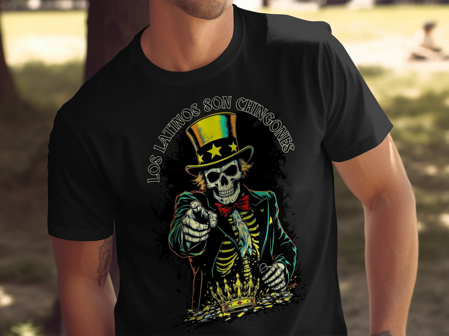 Los Latinos Son Chingones Graphic T-Shirt product type