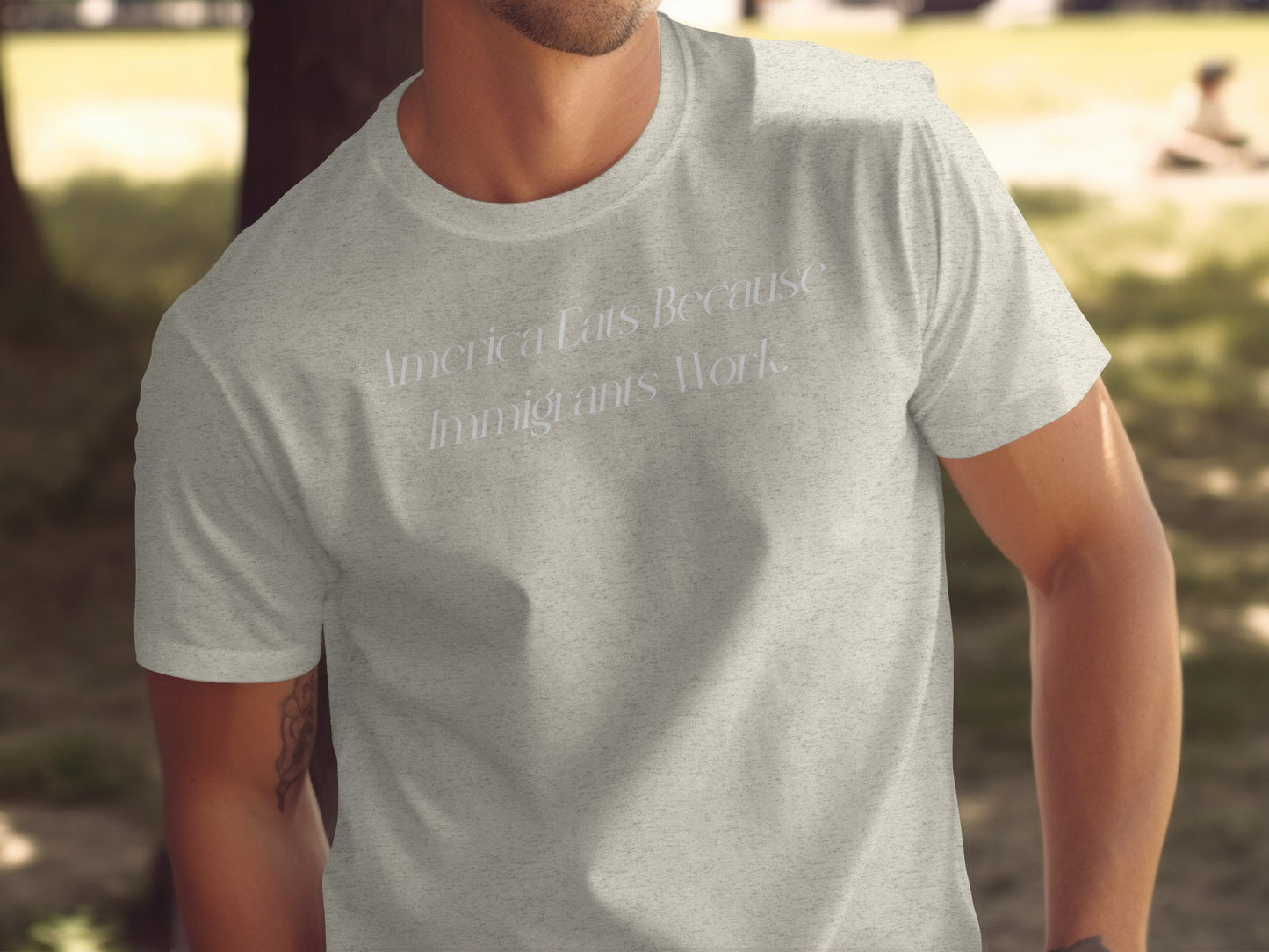 America Eats Because Immigrants Work T-Shirt product type