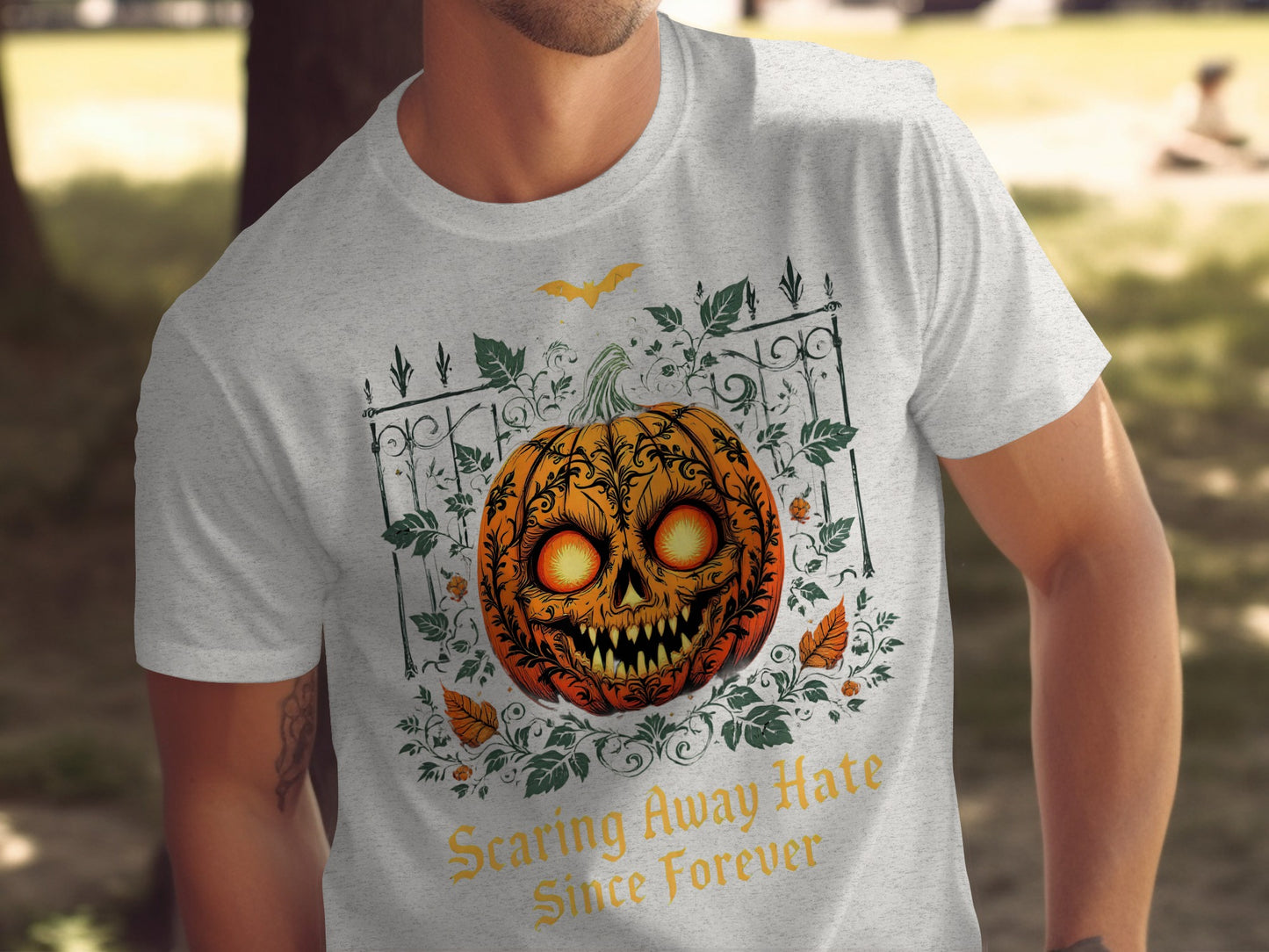 Scaring Away Hate Since Forever Halloween Shirt product