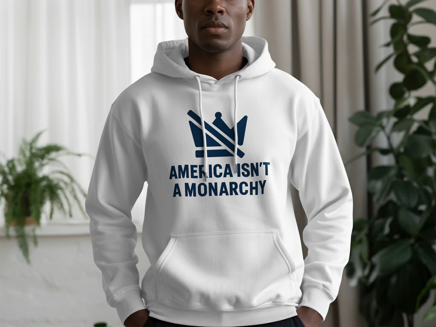 America Isn't a Monarchy Statement Hoodie product type