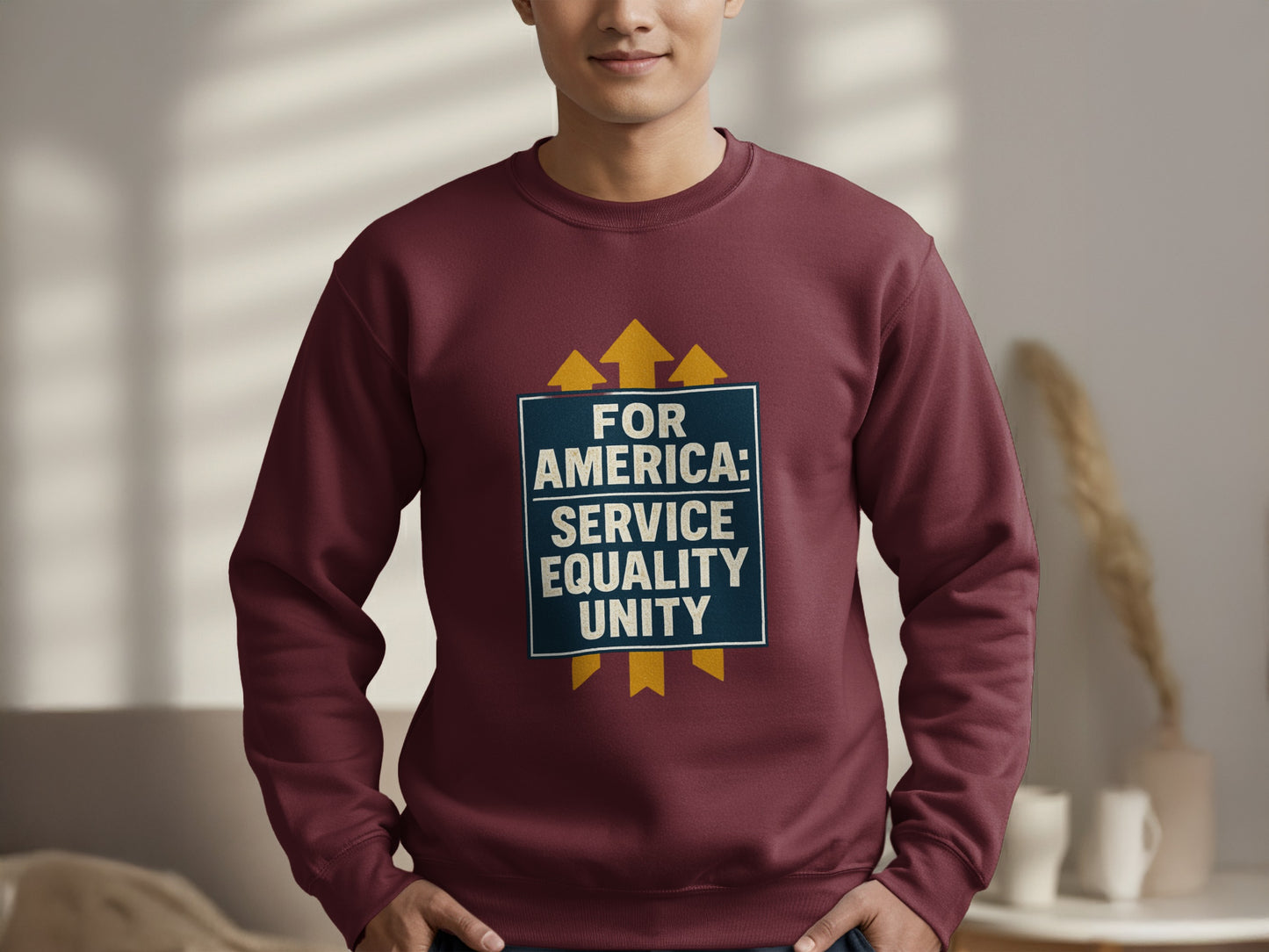 For America Service Equality Unity Sweatshirt product