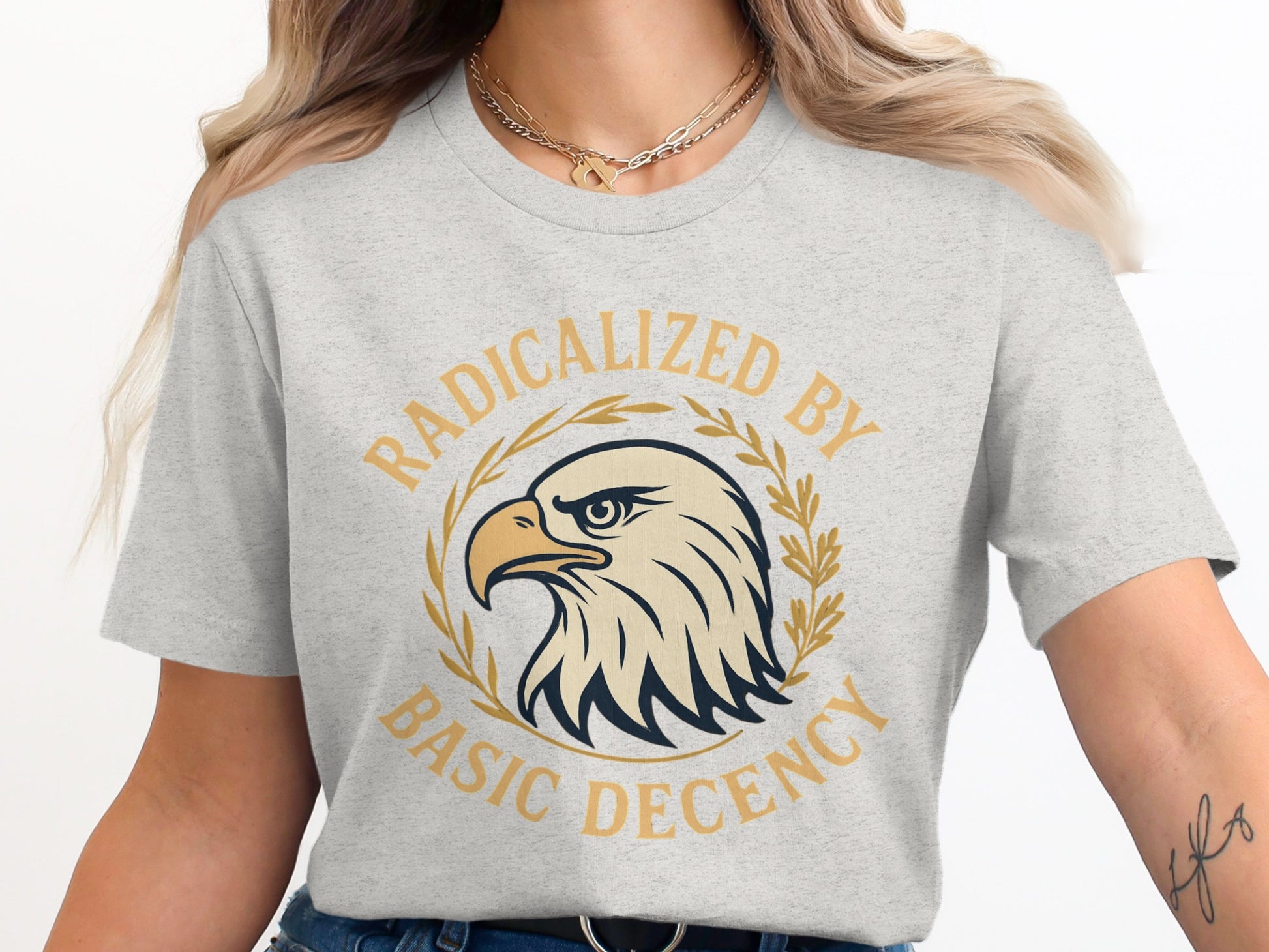 Radicalized by Basic Decency Graphic T-Shirt product type