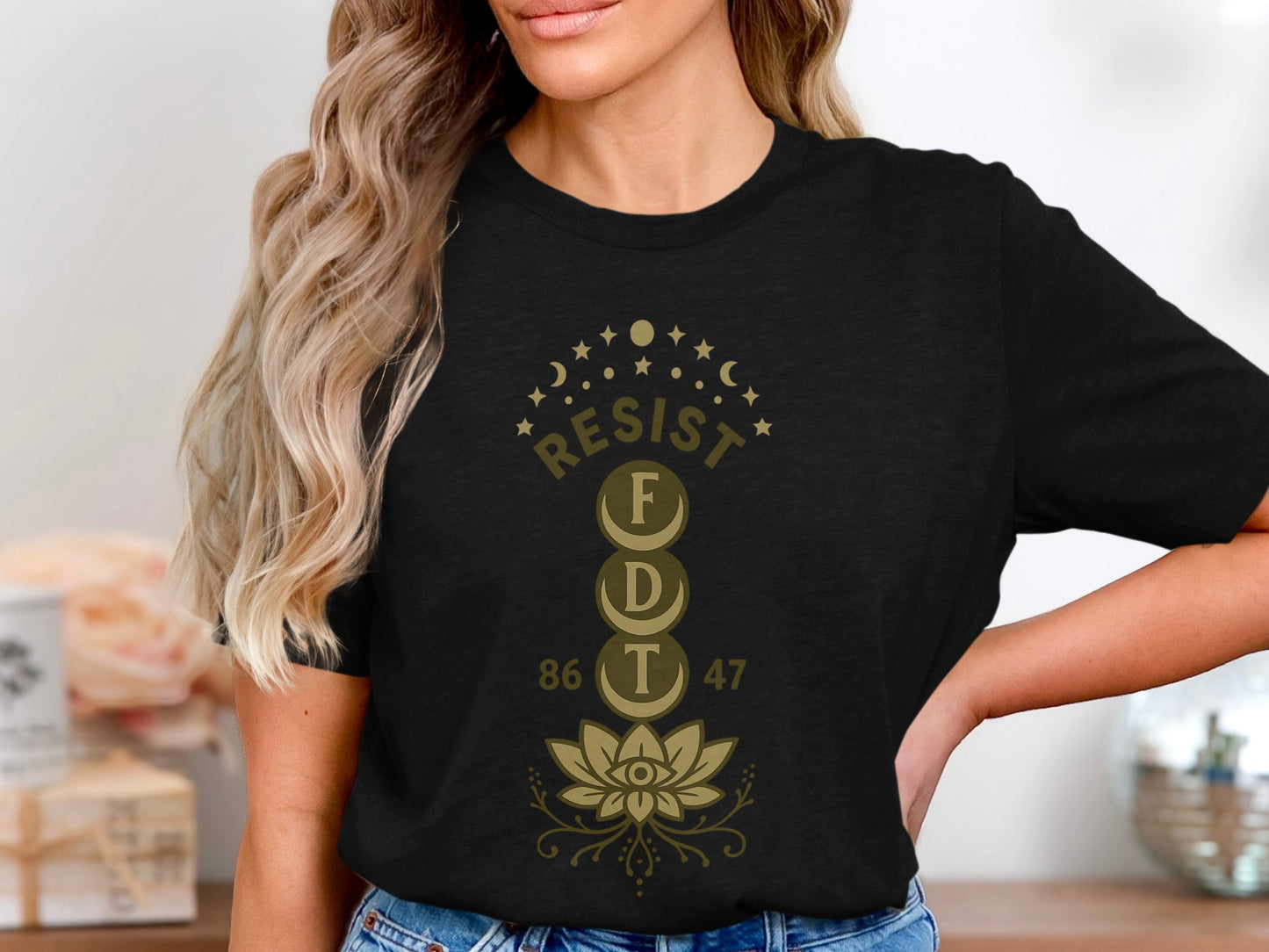 Resist FDT 8647 Graphic Black T-Shirt product type