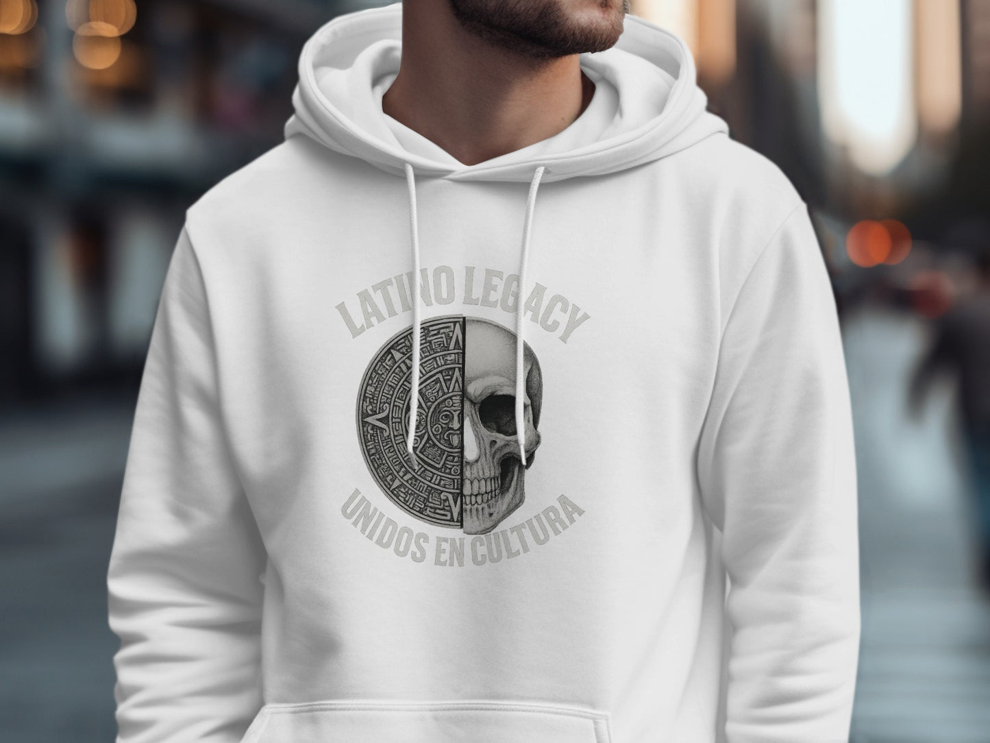 Latino Legacy Unidos en Cultura Skull Hoodie product
