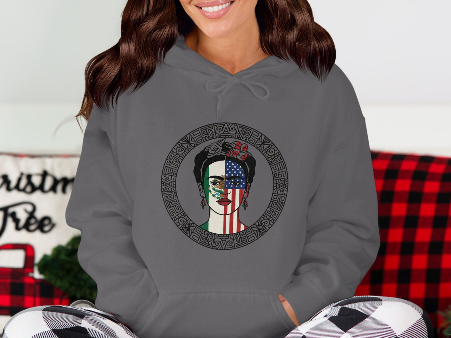 Unique Artistic Hoodie Featuring Iconic American Symbol product type