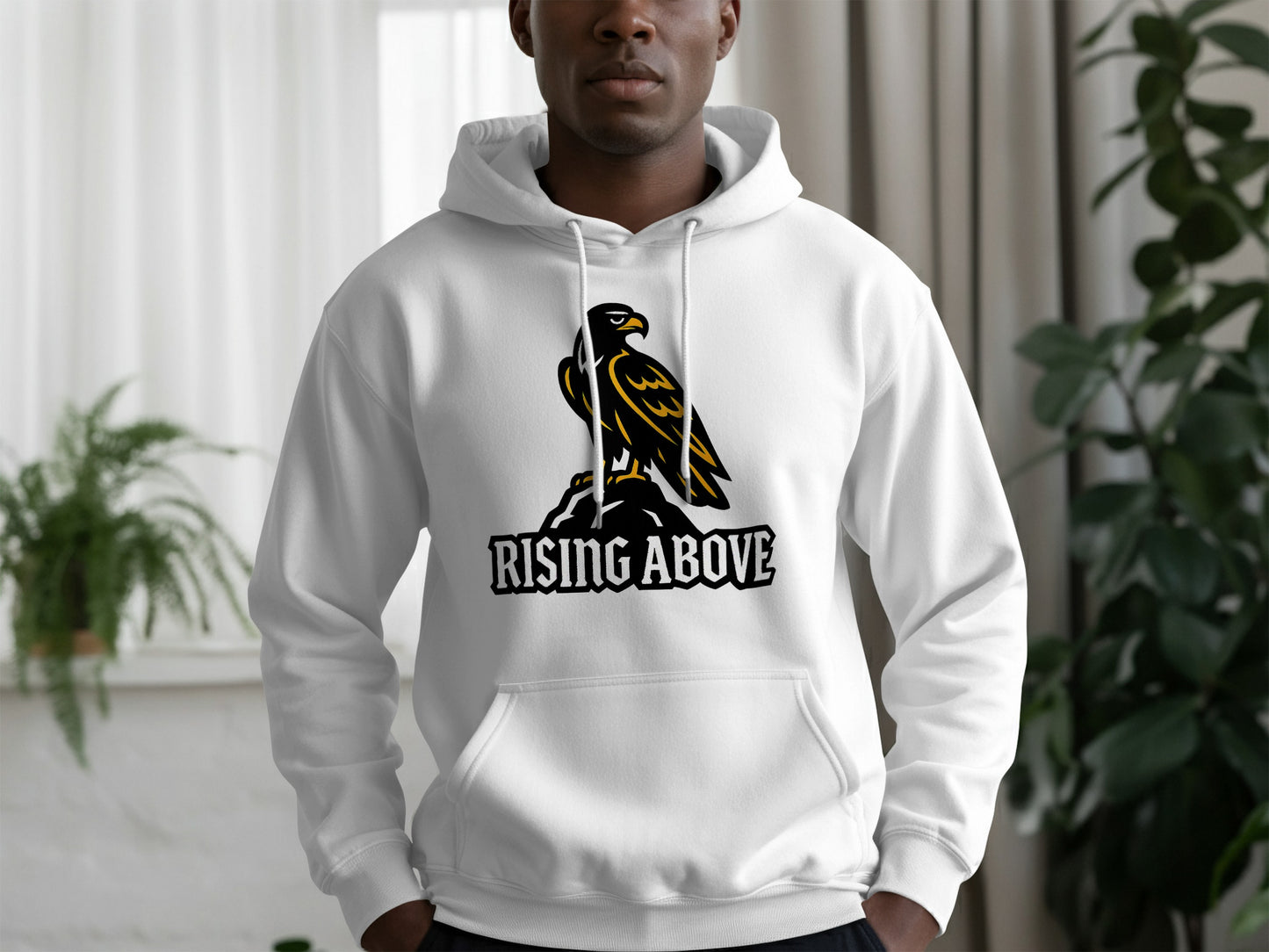 Rising Above Eagle Graphic Hoodie product type