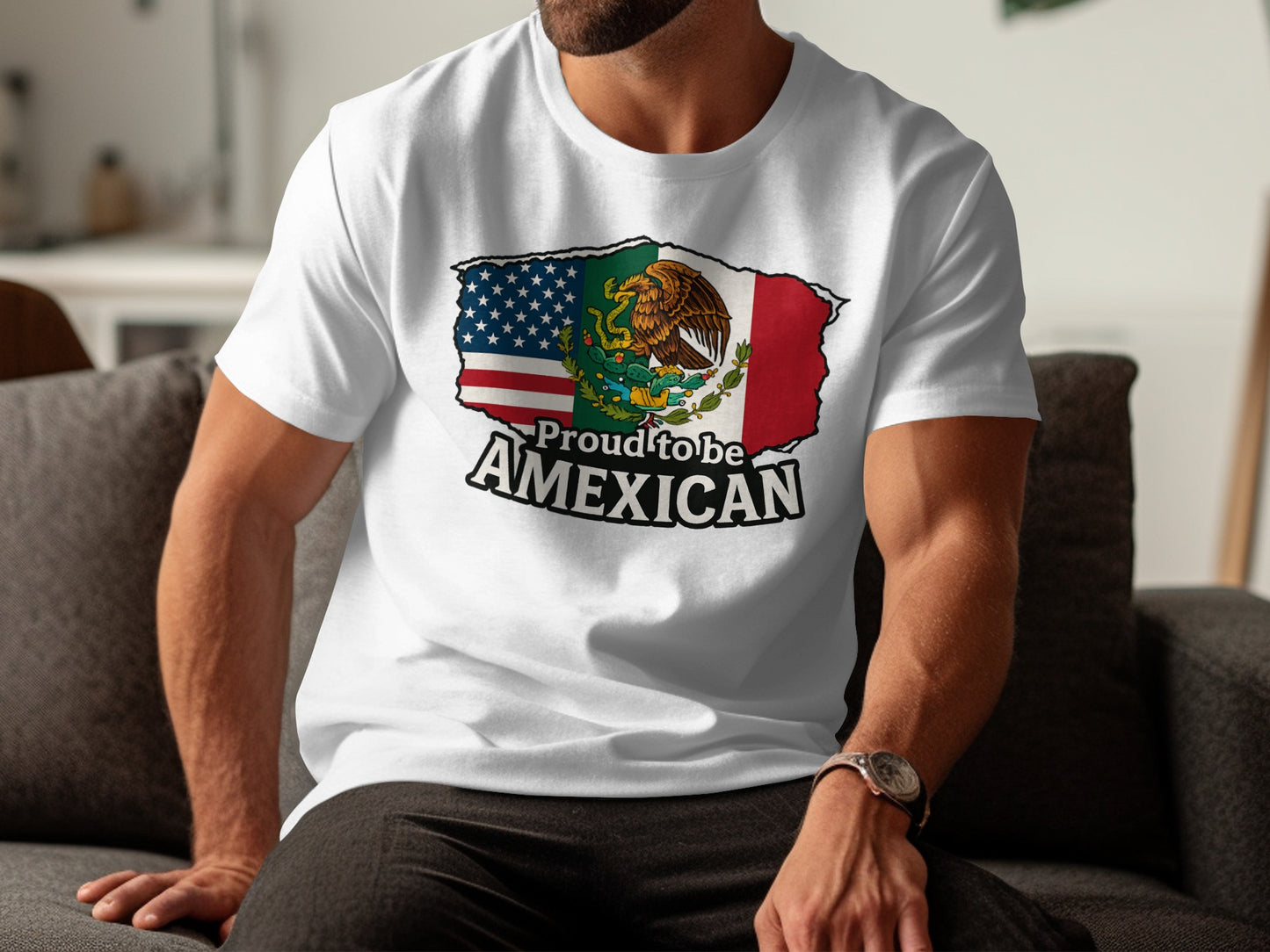 Proud to be Amexican Graphic Tee Shirt product type