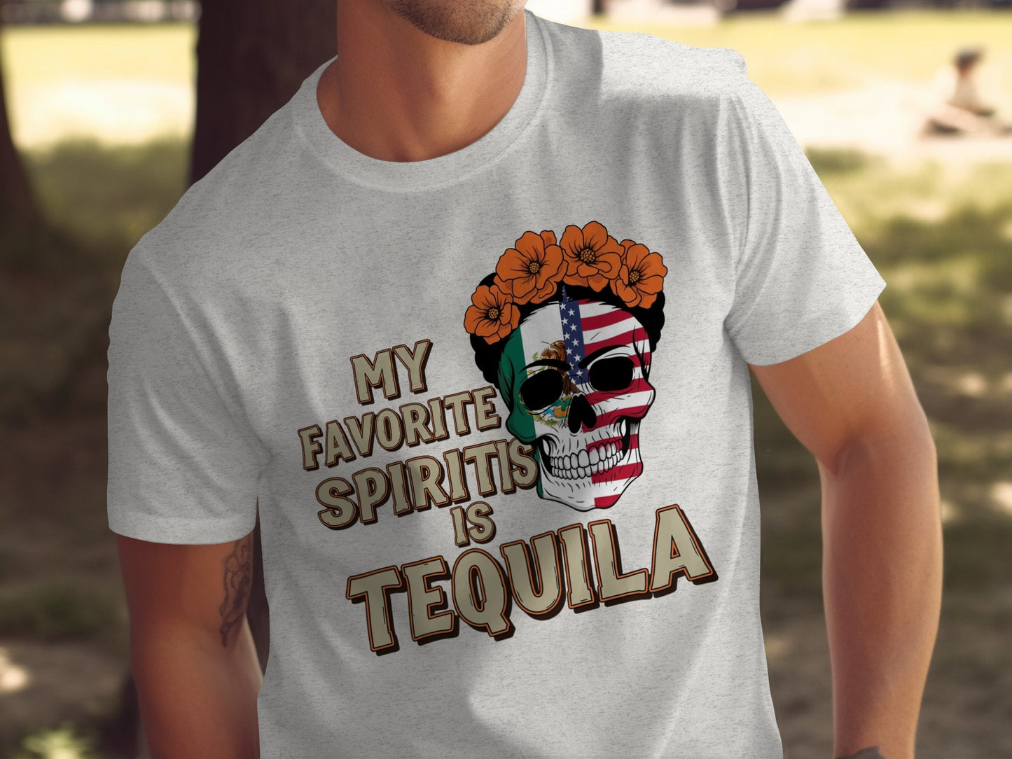 My Favorite Spirit Is Tequila Graphic Tee product