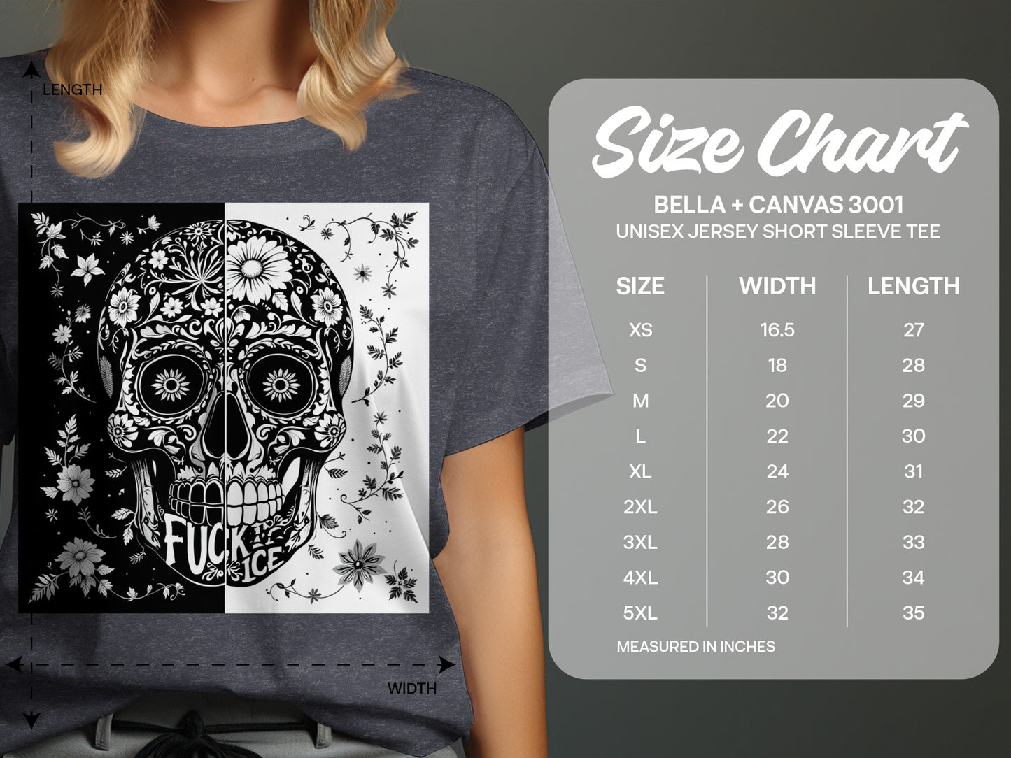 Intricate Sugar Skull Design Unisex Jersey Short Sleeve product
