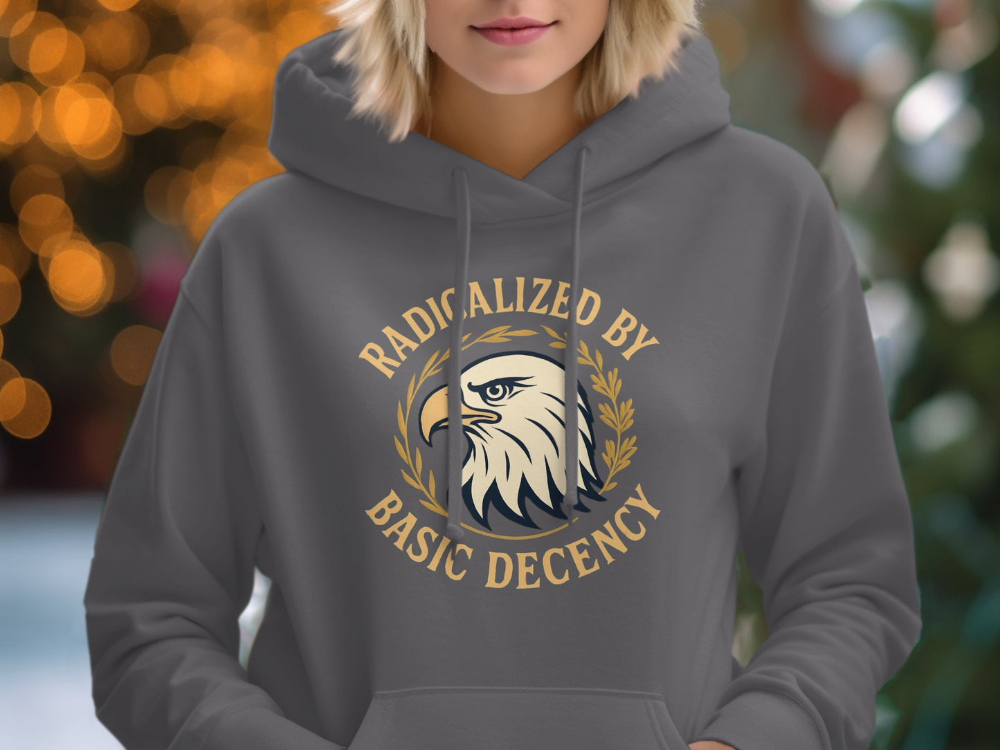 Radicalized by Basic Decency Hoodie product