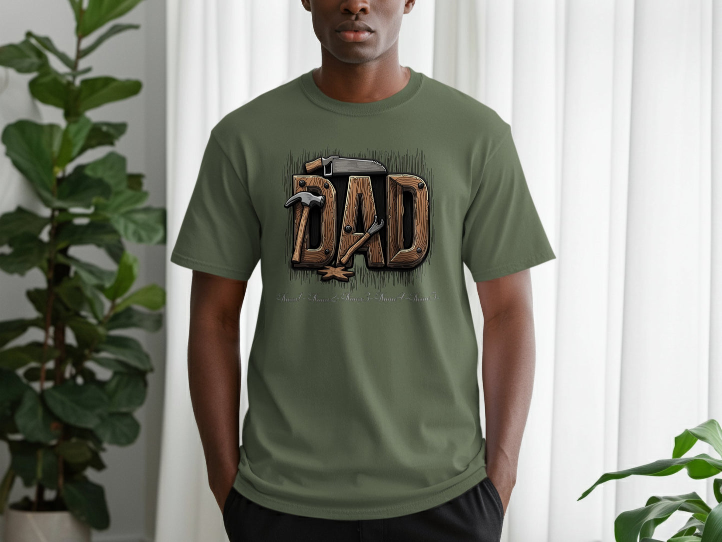 Dad Graphic Design T-Shirt Perfect for Father's Day product type