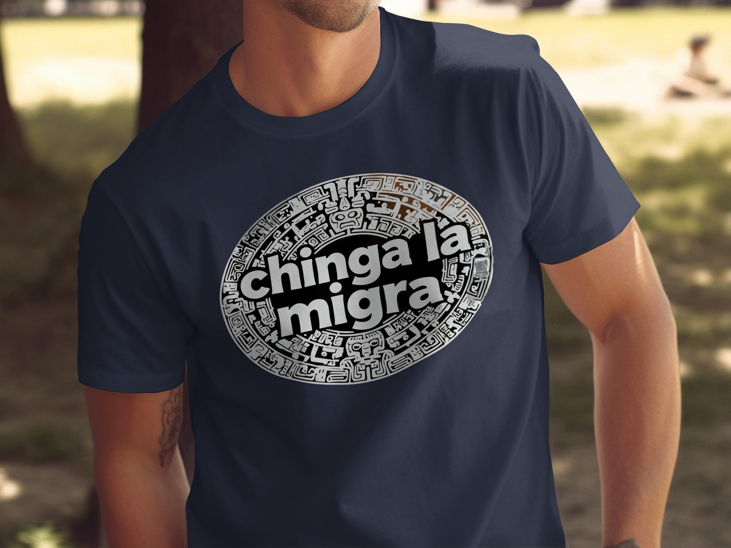 Chinga La Migra Graphic Tee Shirt Stylish Product Type