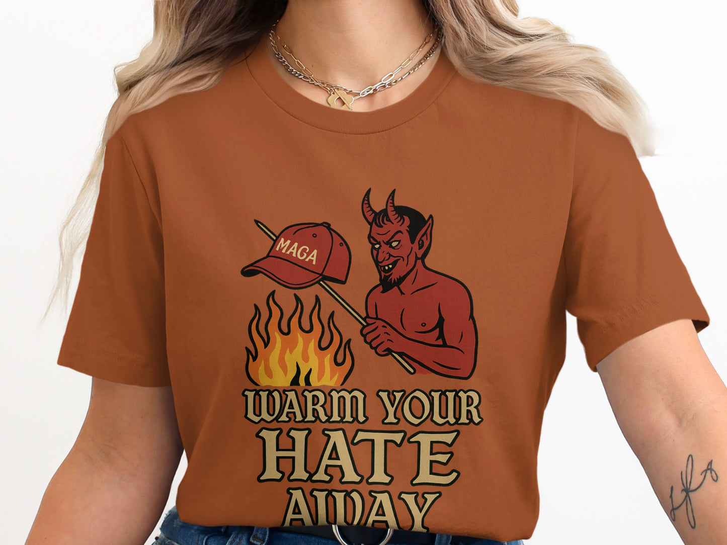 Warm Your Hate Away Graphic T-Shirt product