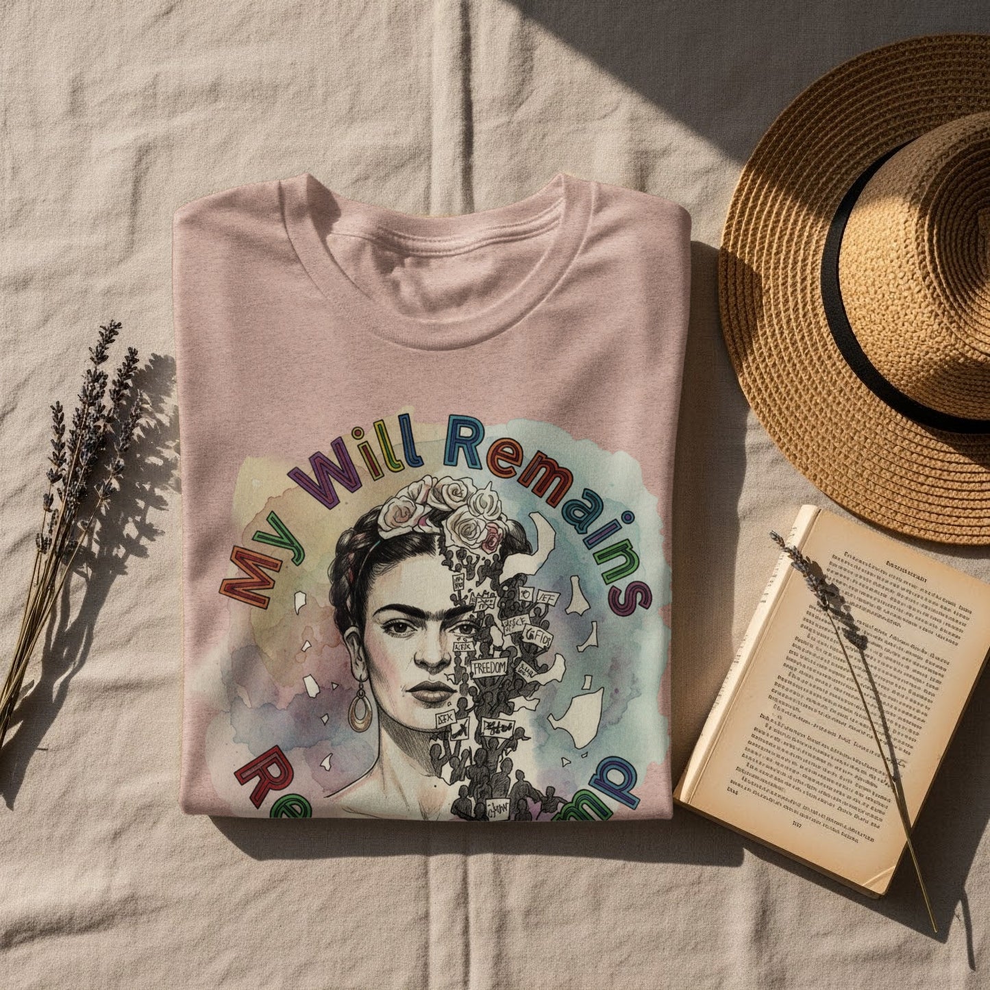 My Will Remains Rainbow Frida Kahlo T-shirt product