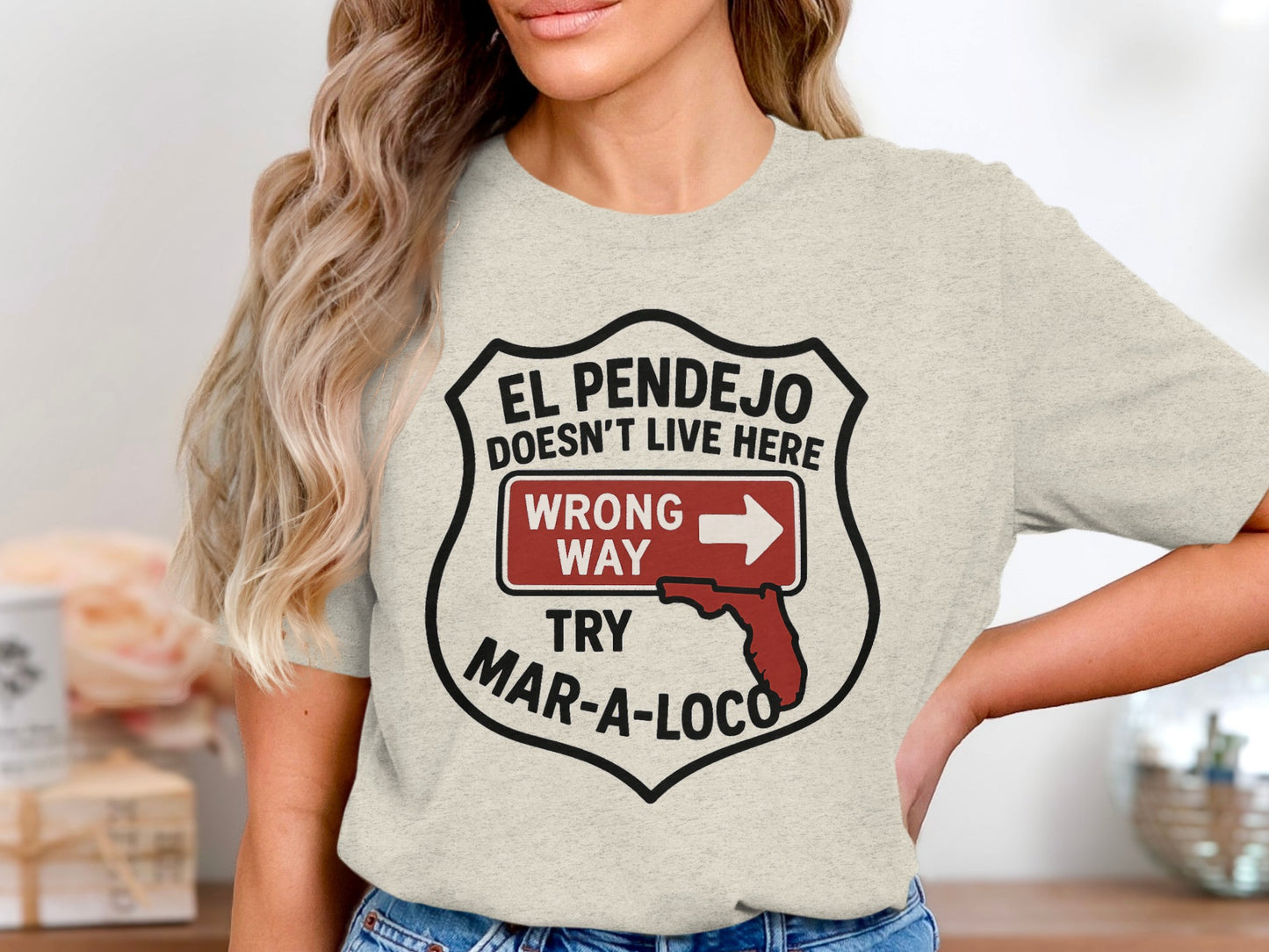 El Pendejo Doesn't Live Here Funny Graphic Shirt product type