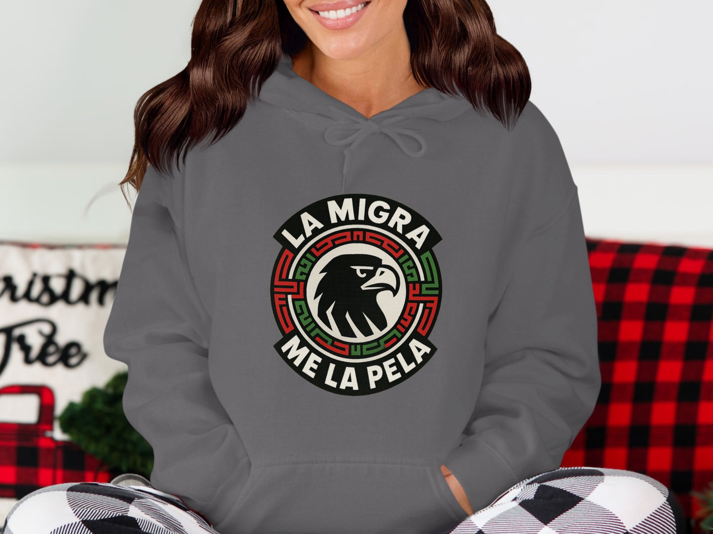 La Migra Me La Pela Hoodie casual wear product