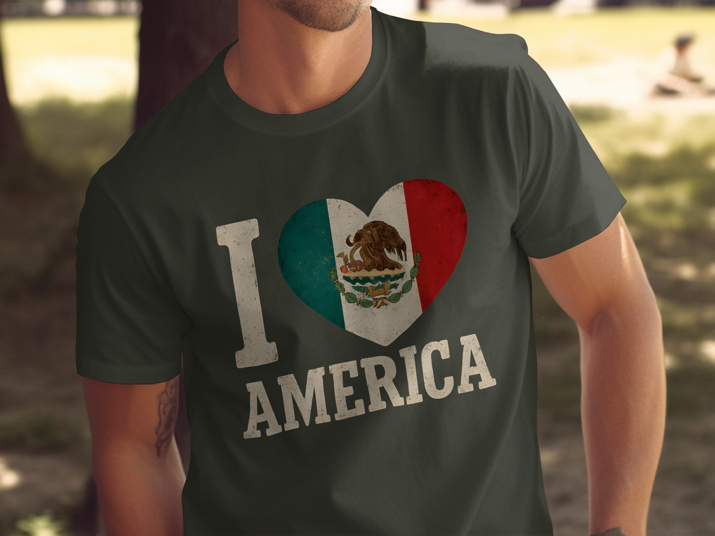 I Love America Patriotic Graphic T-Shirt product type
